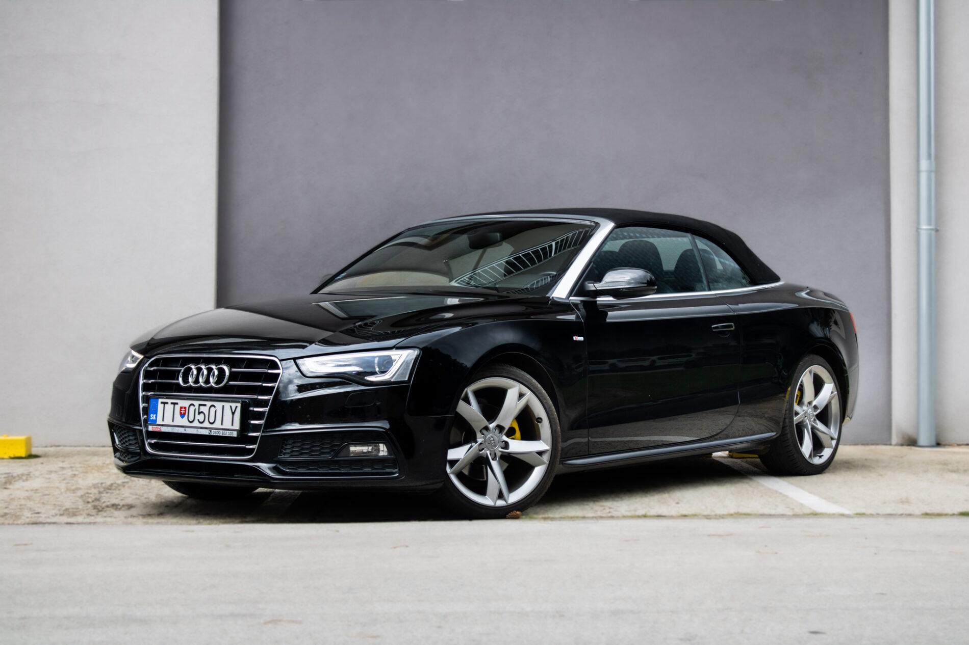 2016 AUDI A5, černá kabriolet, 102 645 km