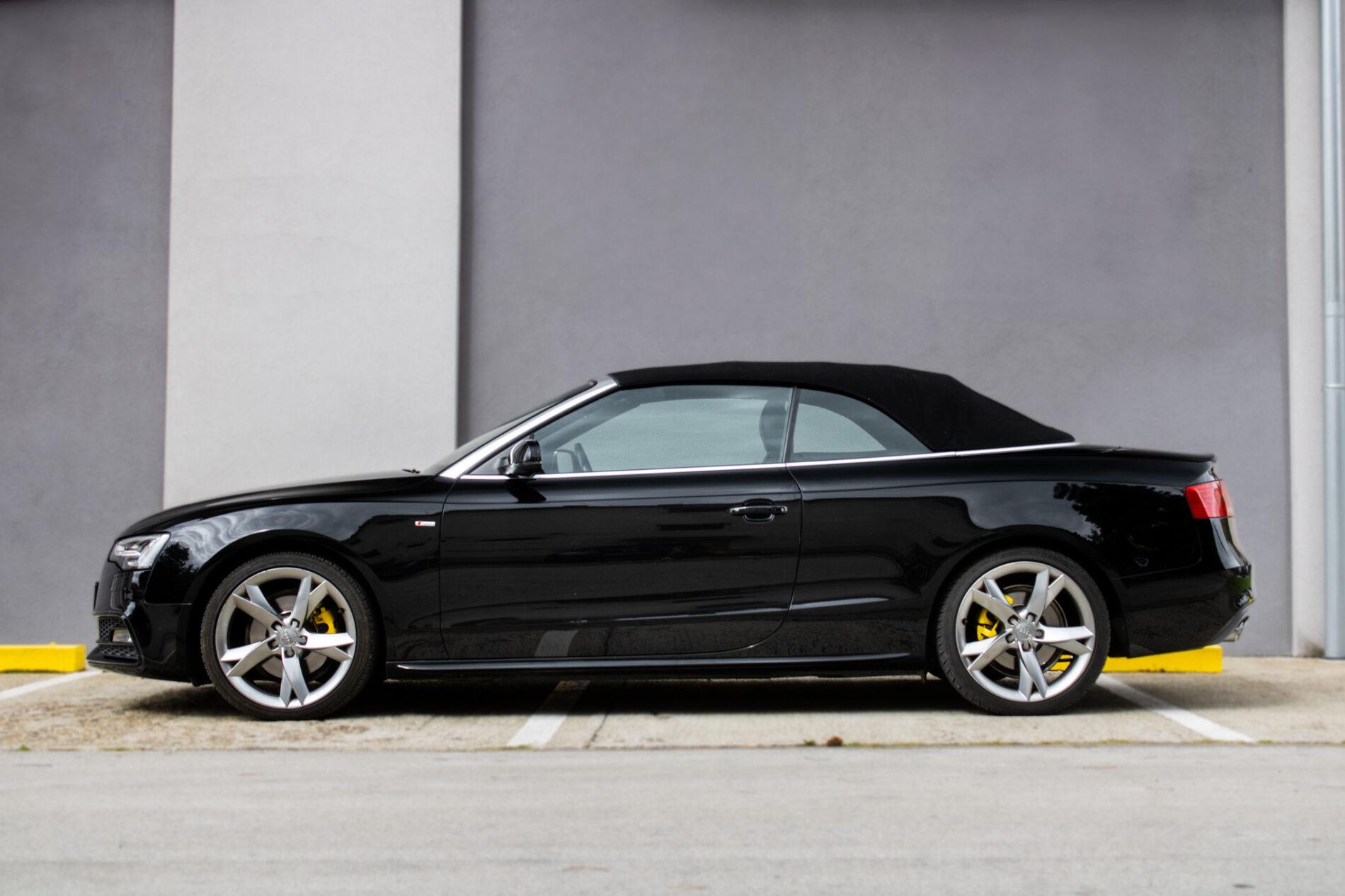 2016 AUDI A5, černá kabriolet, 102 645 km
