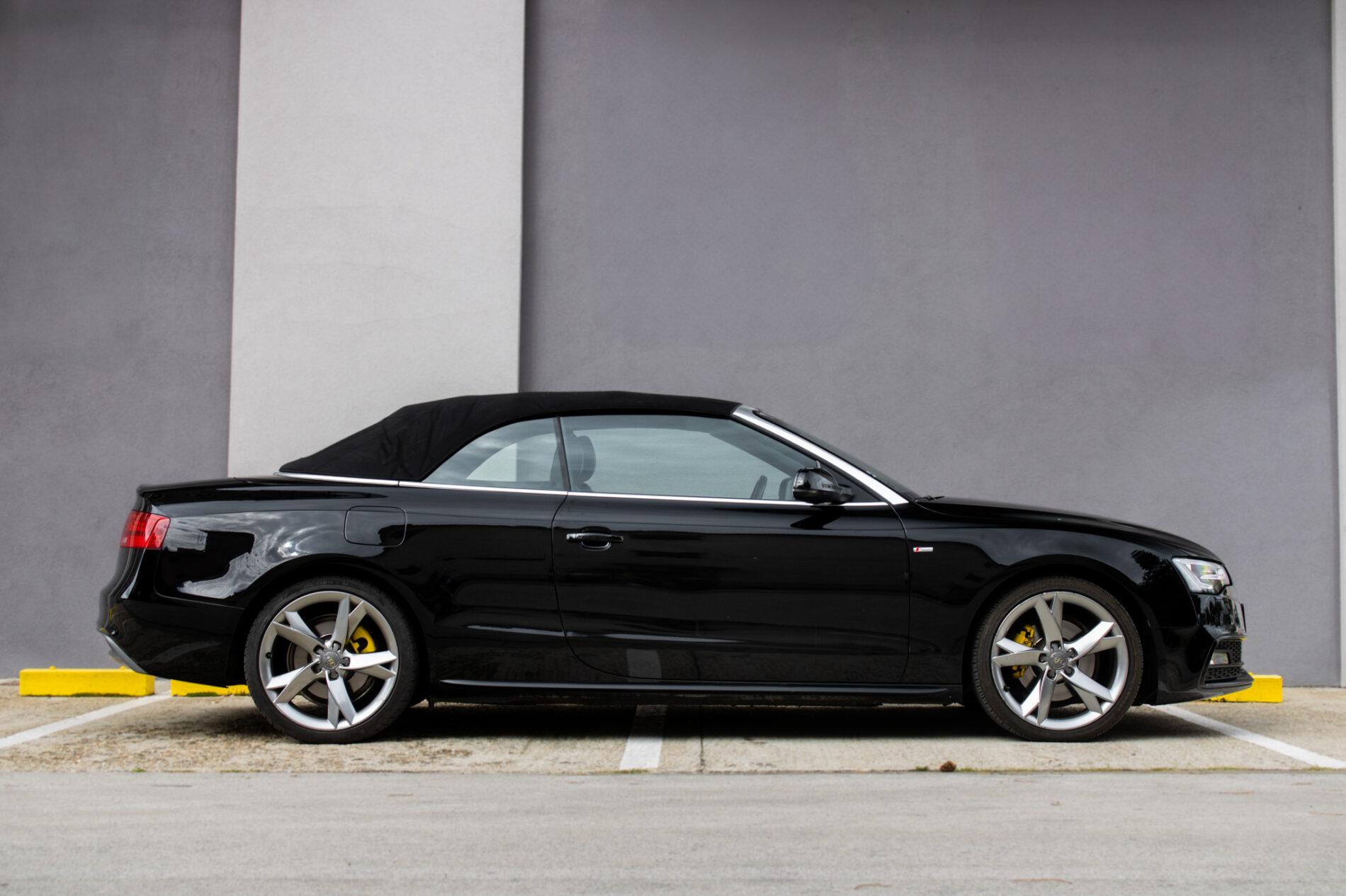 2016 AUDI A5, černá kabriolet, 102 645 km