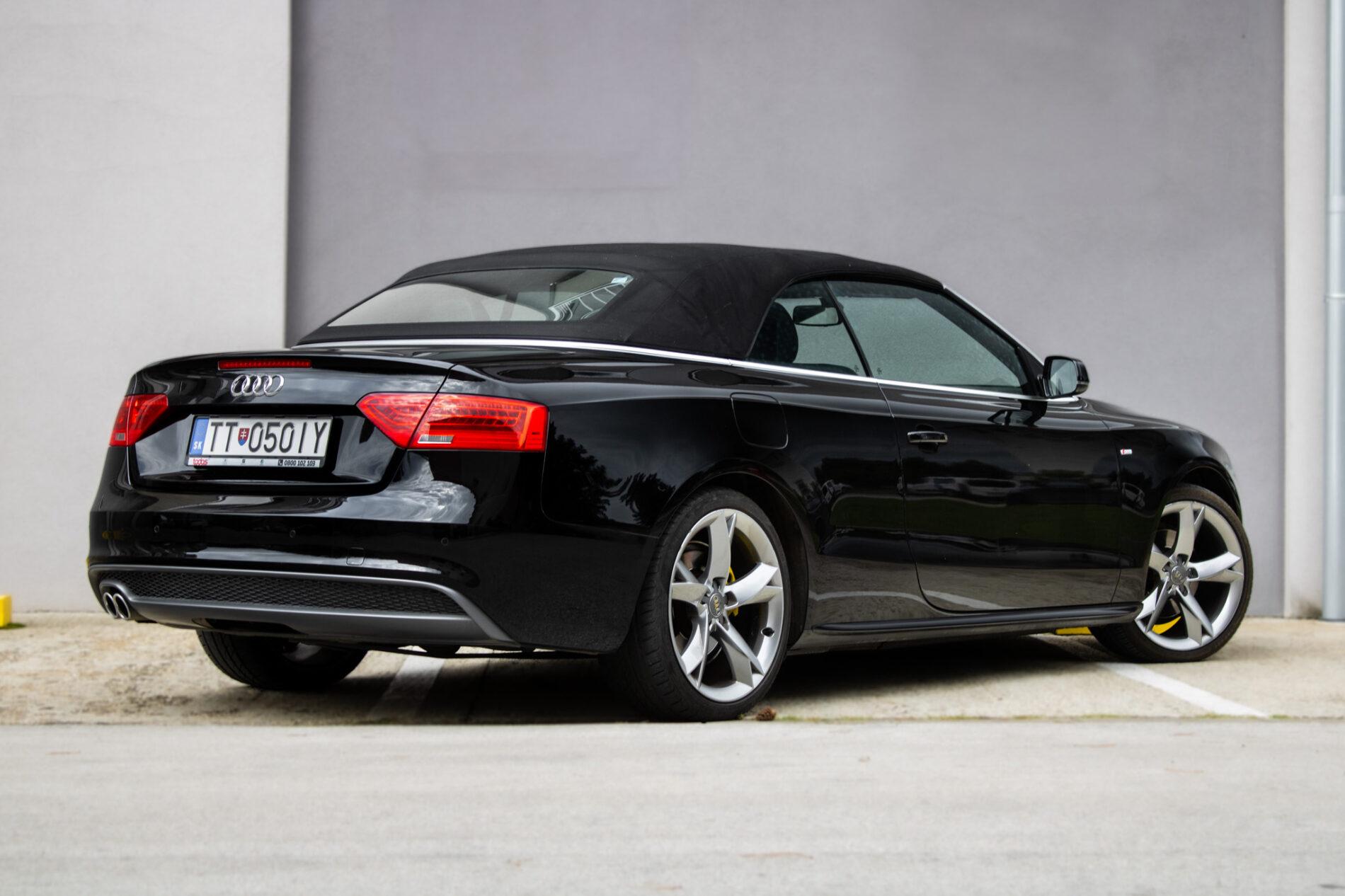 2016 AUDI A5, černá kabriolet, 102 645 km