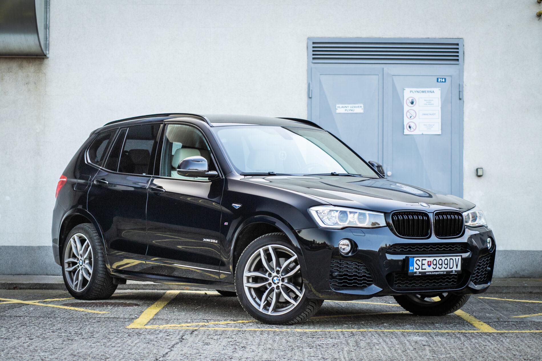 2015 BMW X3 35d, černá suv, 100 501 km