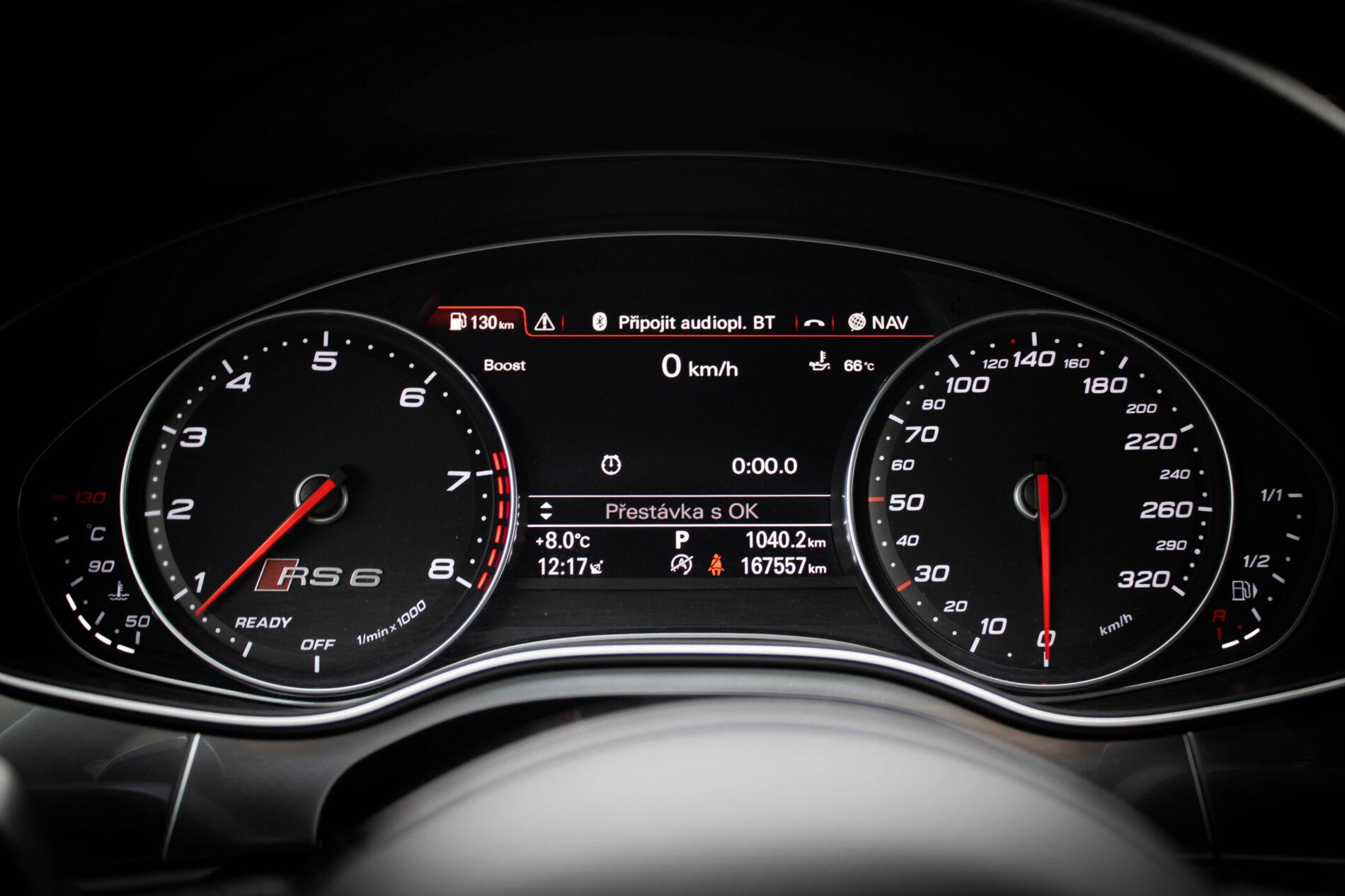 2016 AUDI RS6 Perf., bílá kombi, 167 550 km