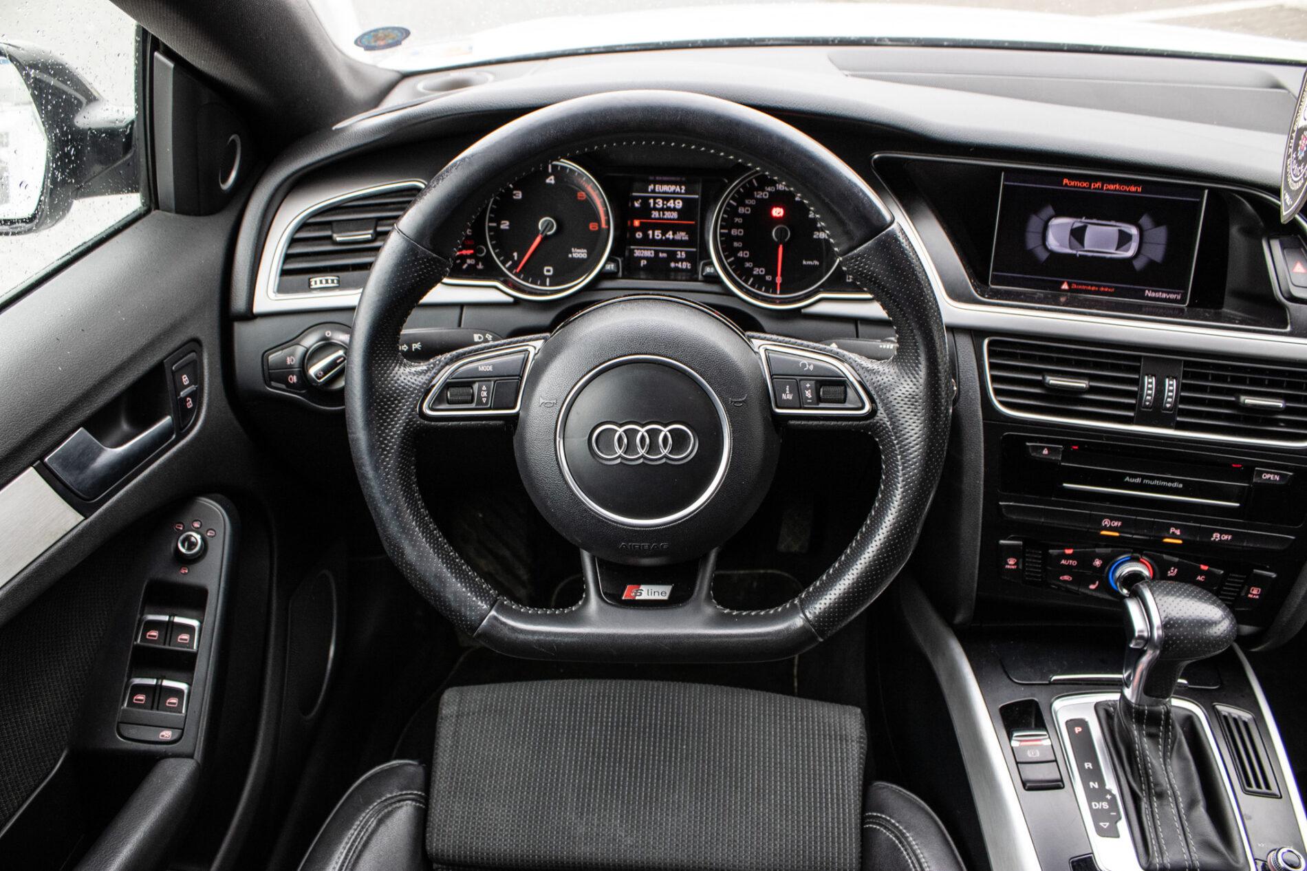 2013 AUDI A5, bílá, 303 000 km