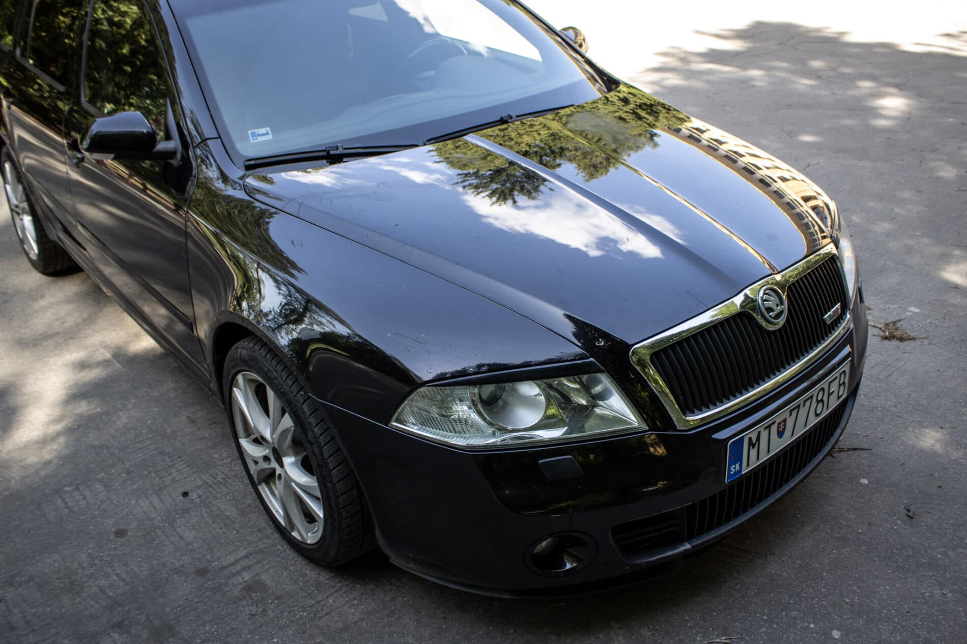 2006 Skoda Octavia RS, černá kombi, 273 365 km
