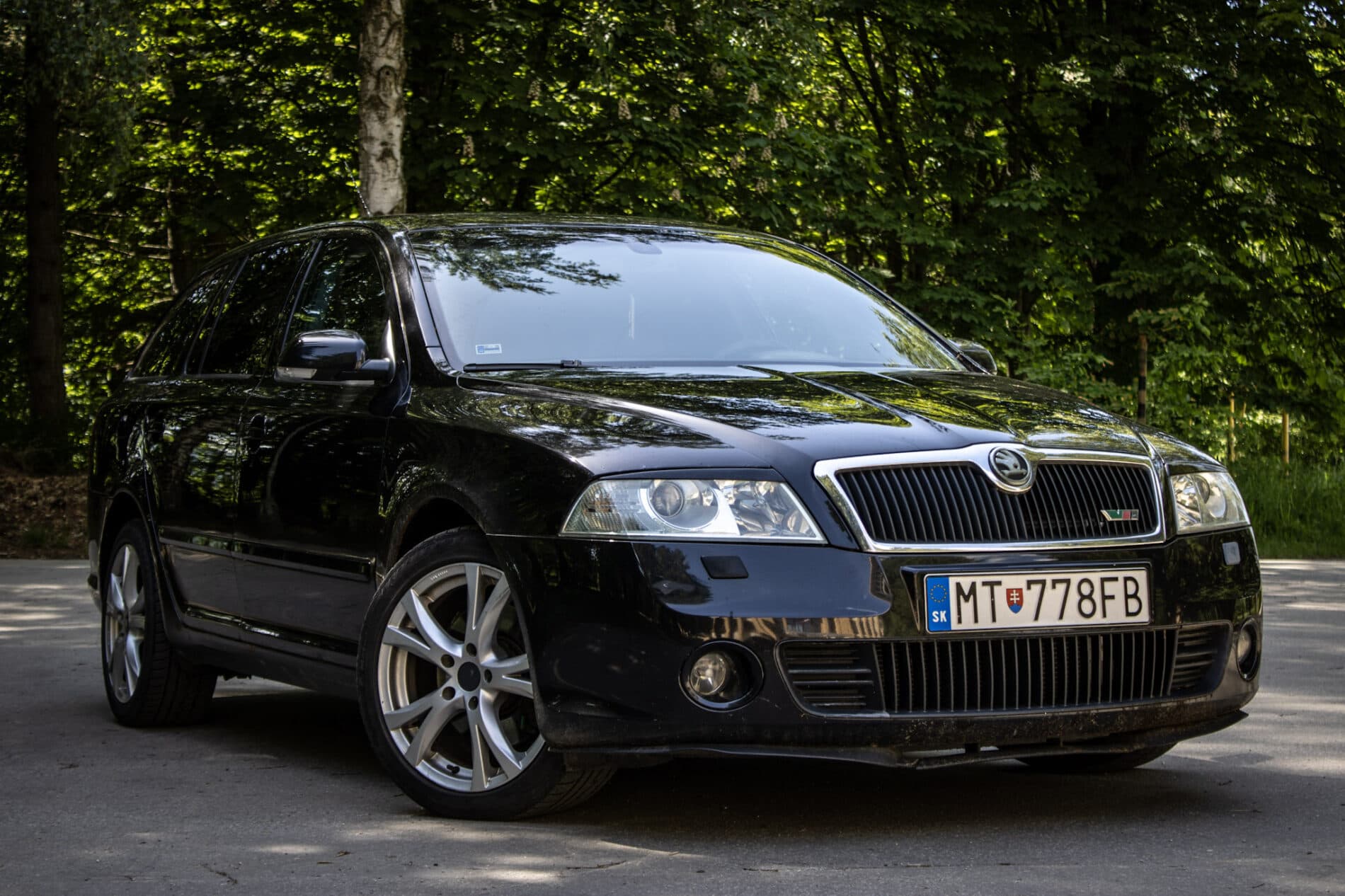 2006 Skoda Octavia RS, černá kombi, 273 365 km