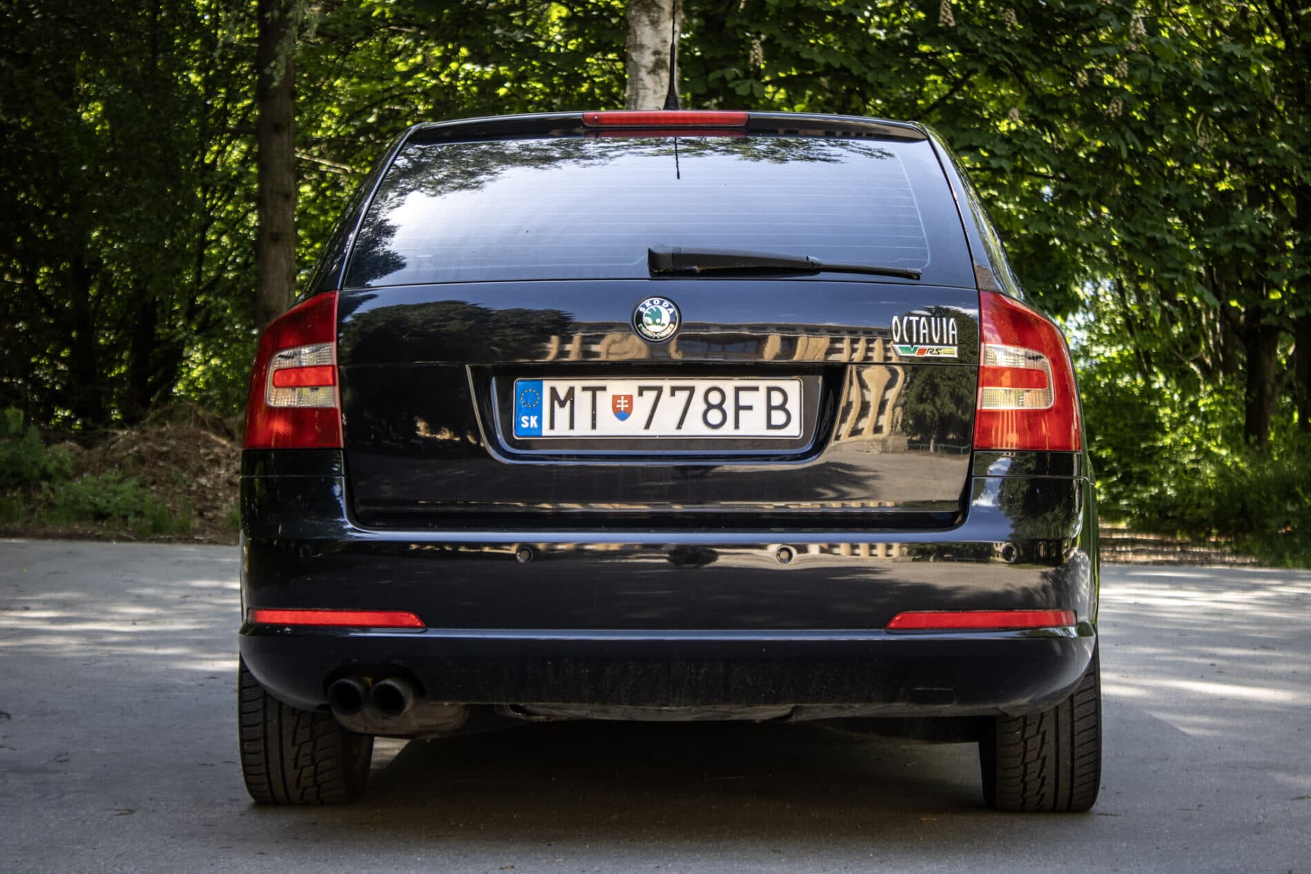 2006 Skoda Octavia RS, černá kombi, 273 365 km