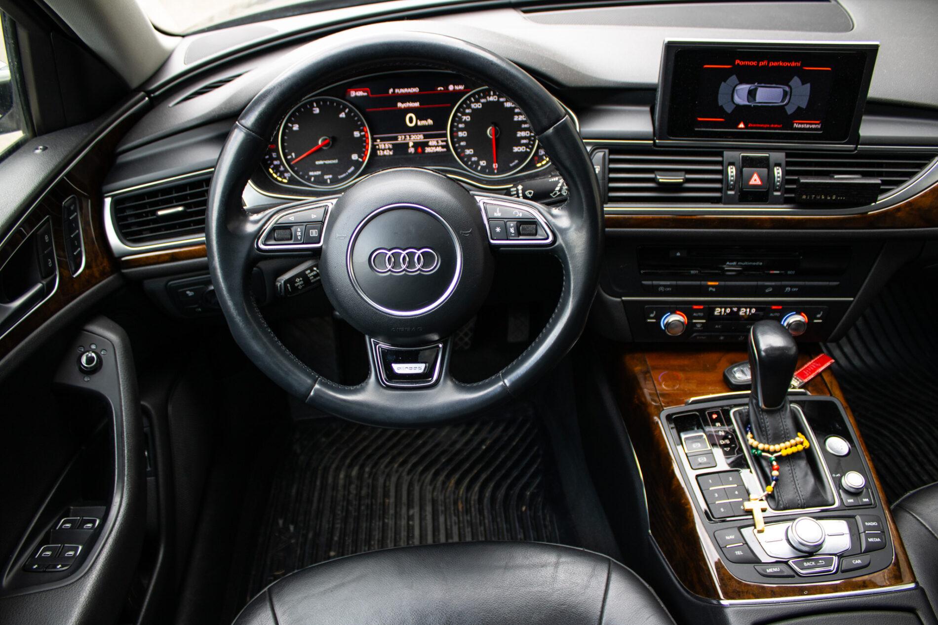 2014 AUDI A6, hnědá kombi, 282 546 km