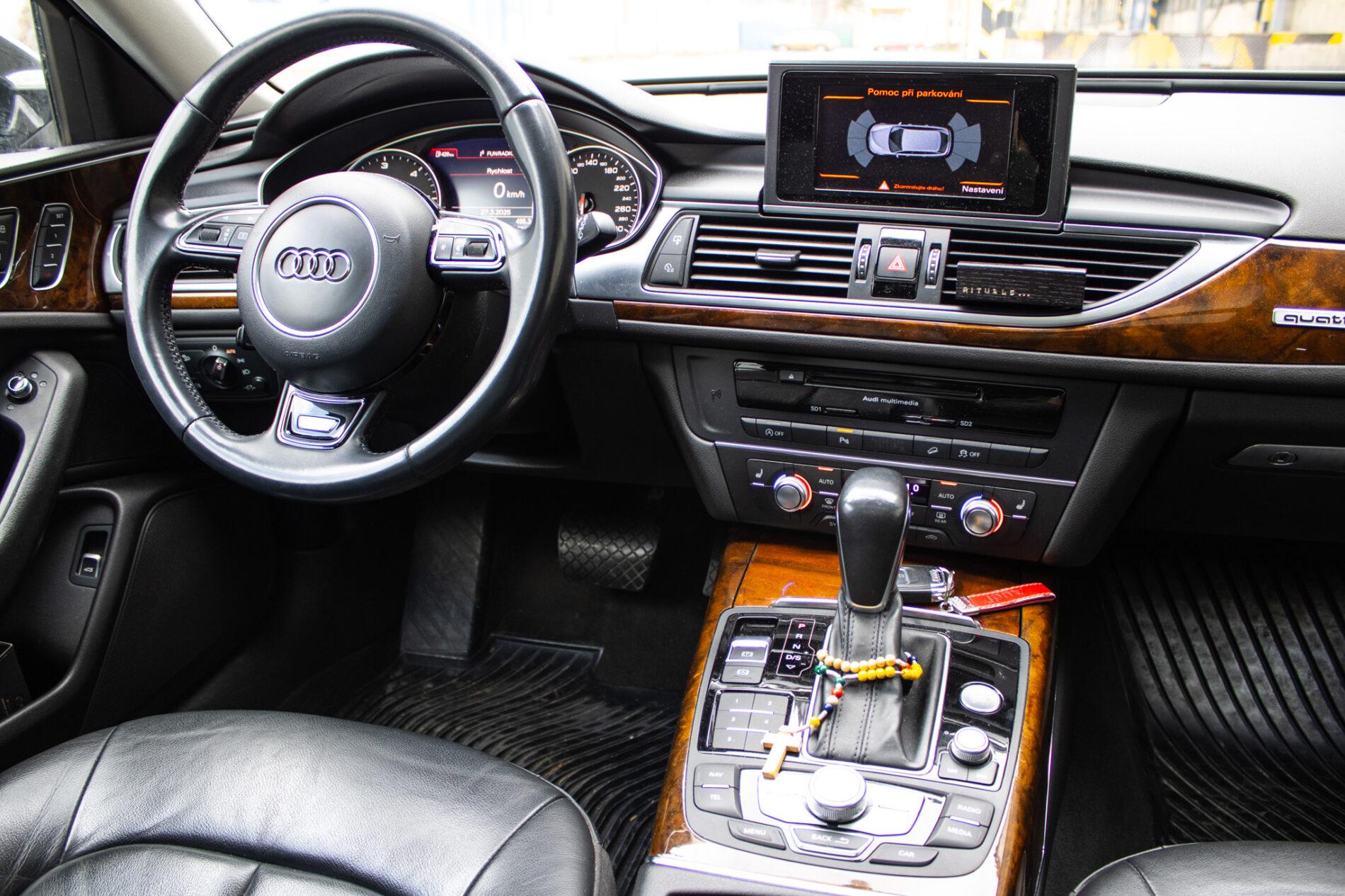 2014 AUDI A6, hnědá kombi, 282 546 km