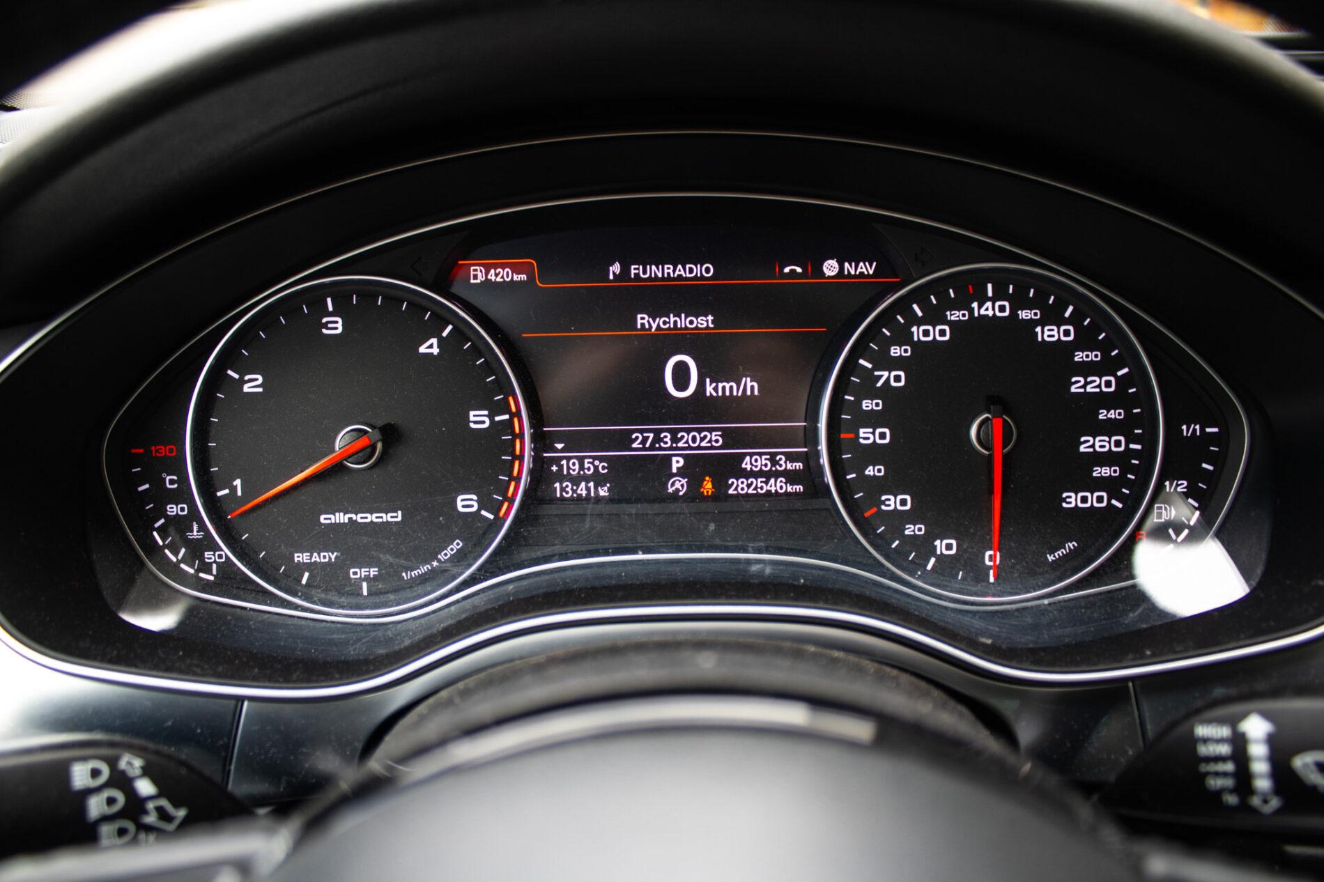 2014 AUDI A6, hnědá kombi, 282 546 km