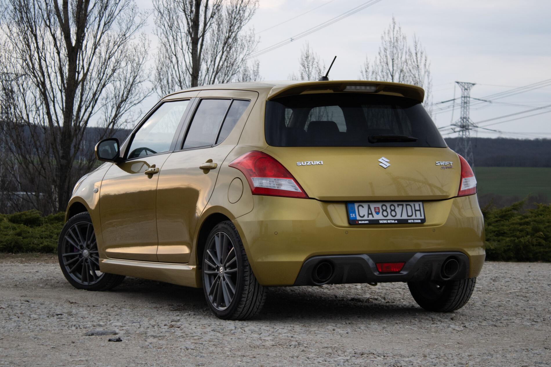 2015 Suzuki Swift Sport, žlutá hatchback, 151 044 km