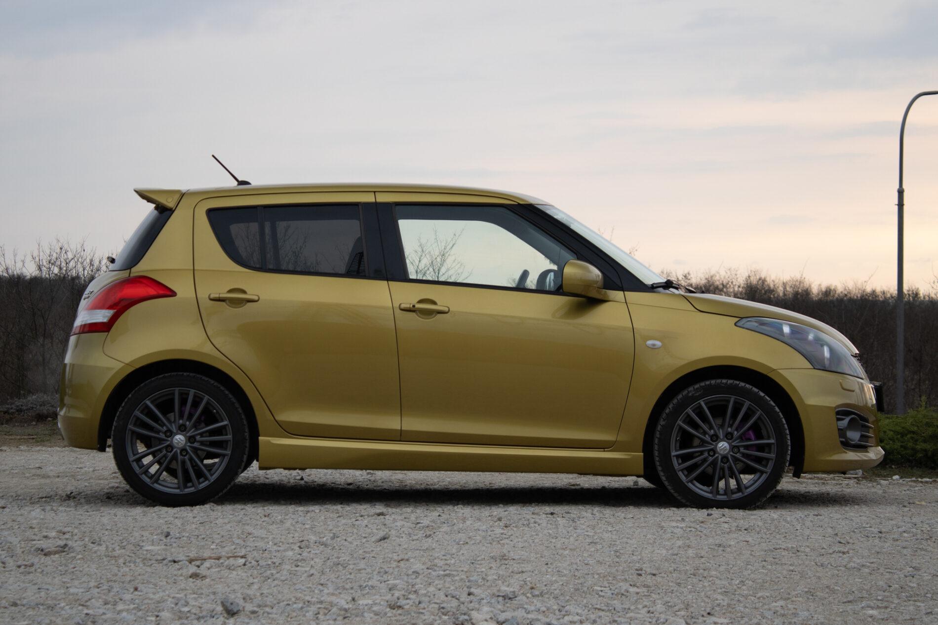 2015 Suzuki Swift Sport, žlutá hatchback, 151 044 km