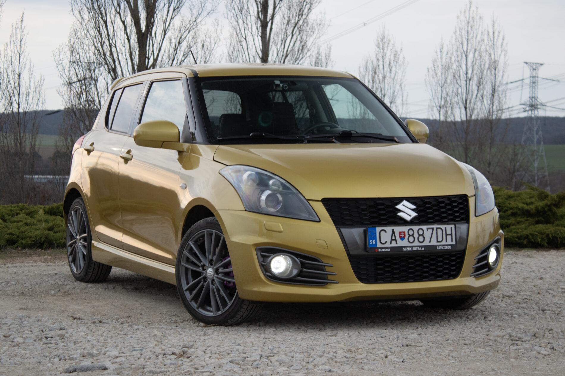 2015 Suzuki Swift Sport, žlutá hatchback, 151 044 km