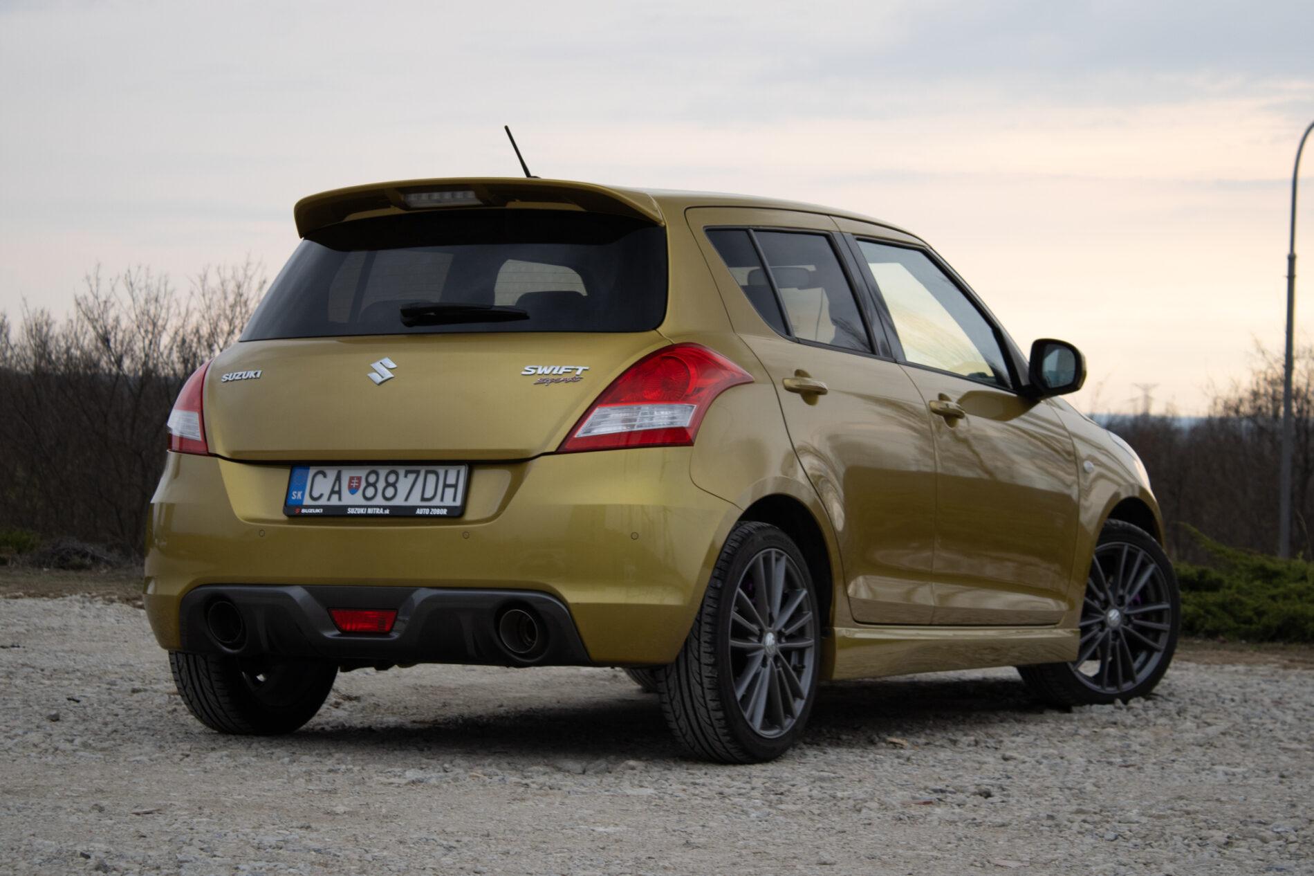 2015 Suzuki Swift Sport, žlutá hatchback, 151 044 km