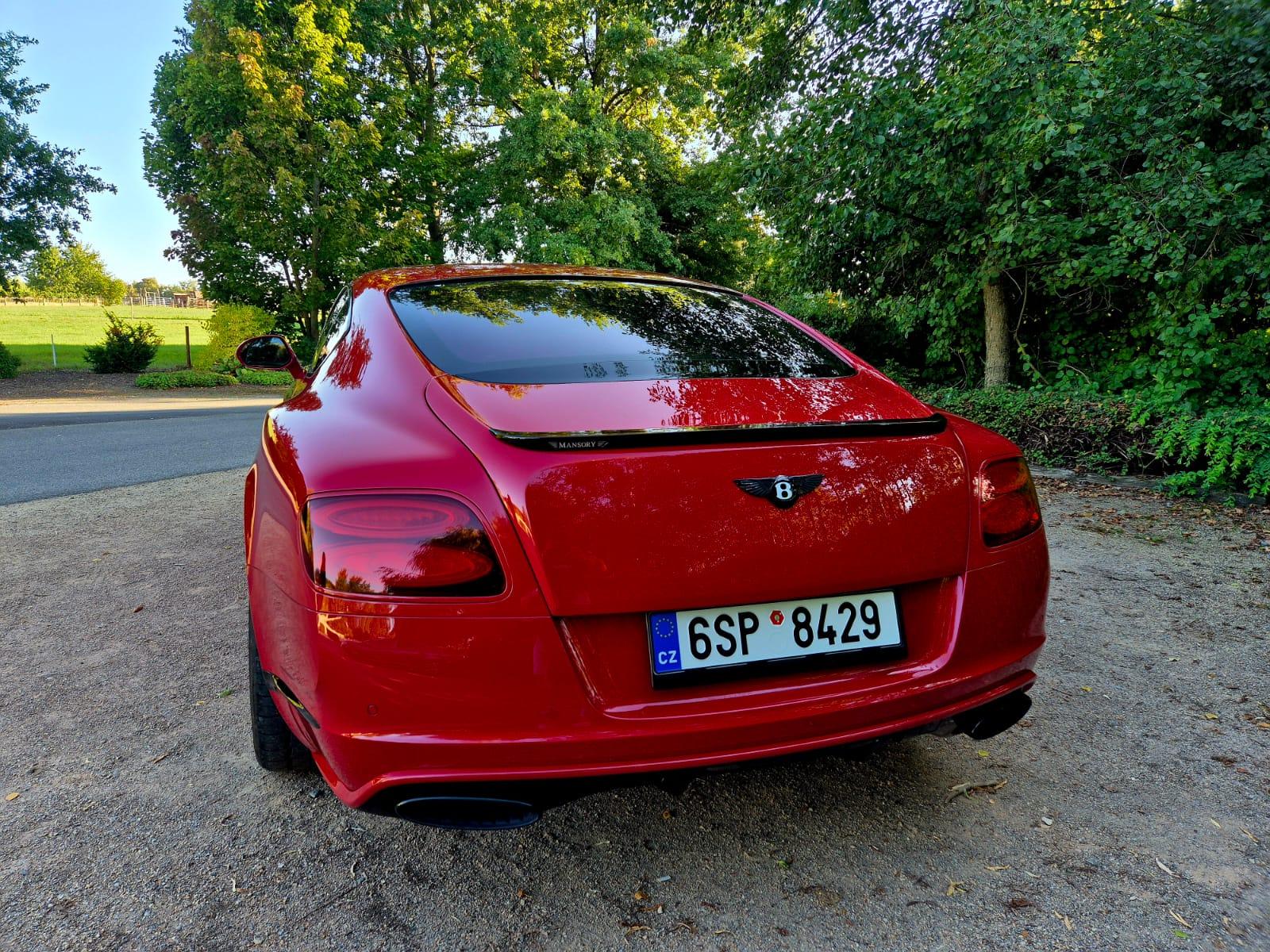 2015 Bentley Continental GT Speed Mulliner, červená kupé, 45 000 km