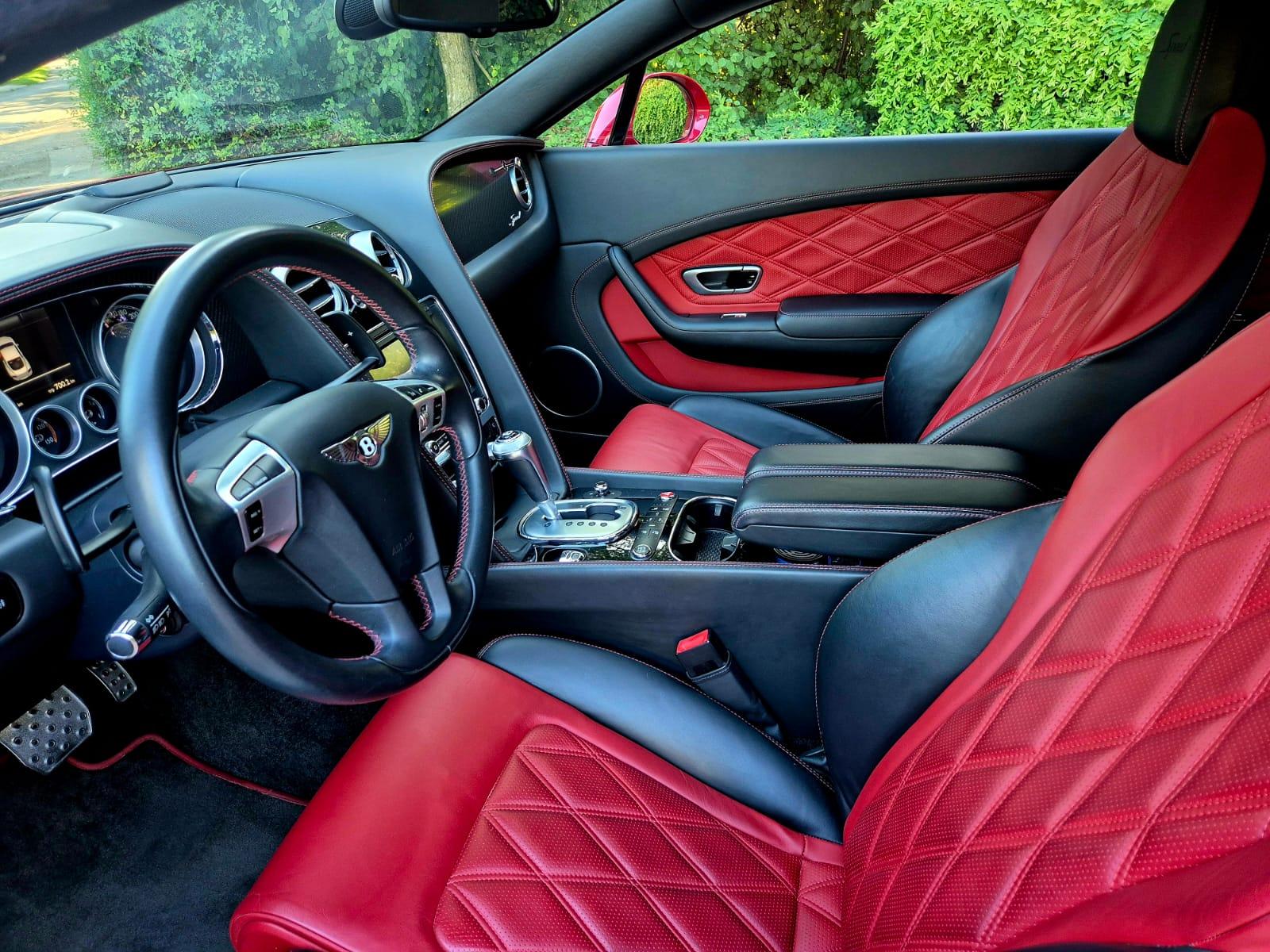 2015 Bentley Continental GT Speed Mulliner, červená kupé, 45 000 km