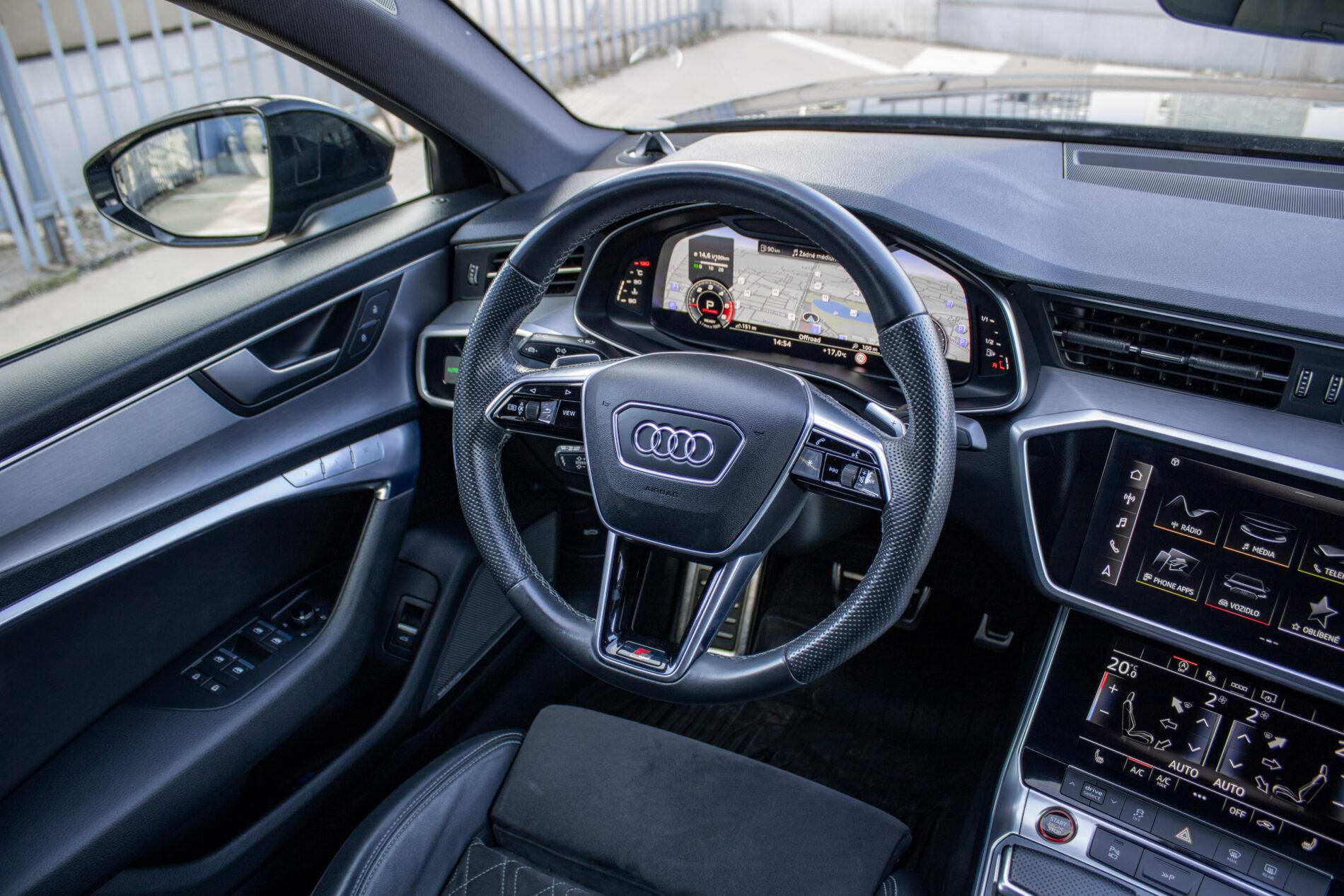 2021 AUDI S6, modrá sedan, 99 467 km