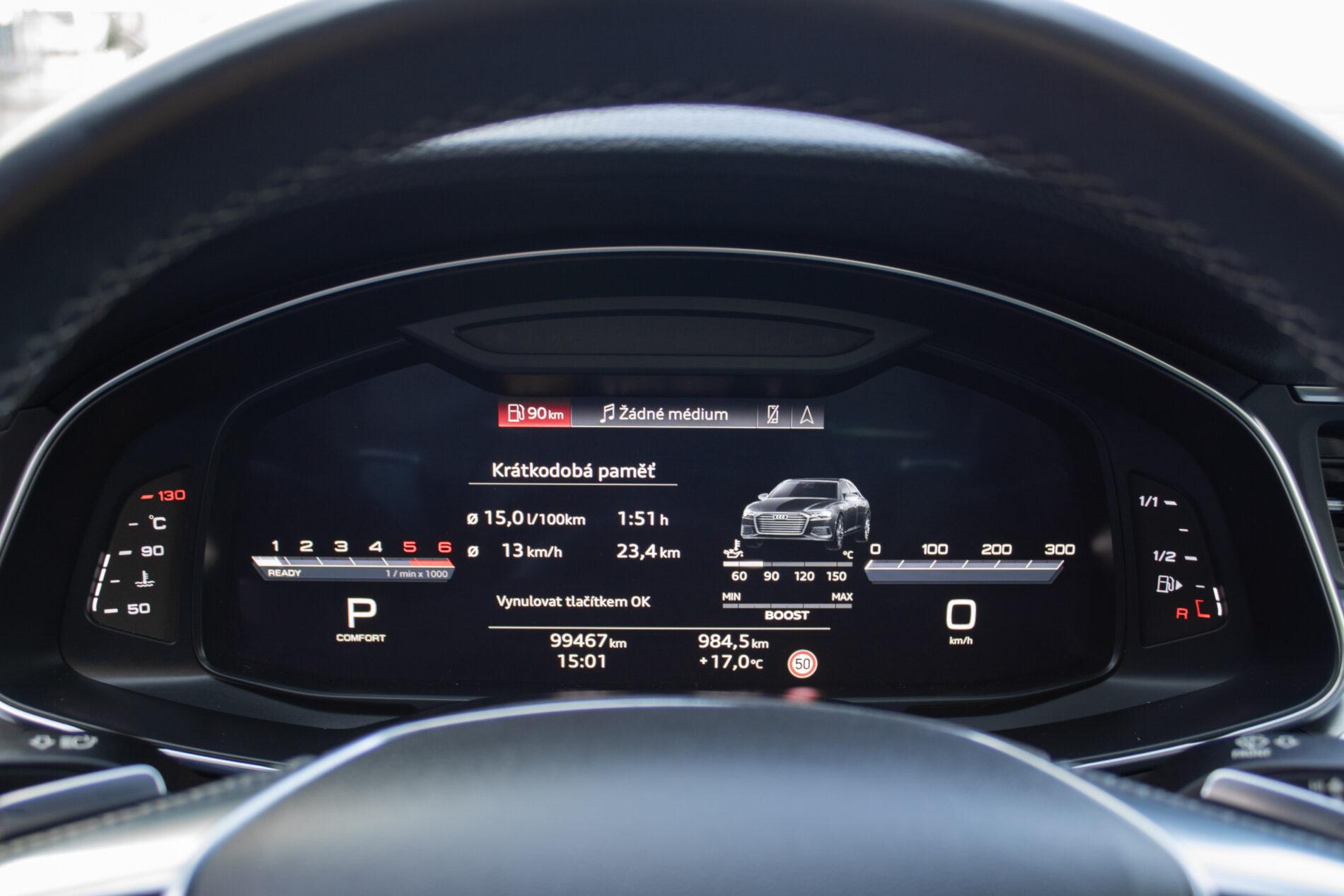 2021 AUDI S6, modrá sedan, 99 467 km