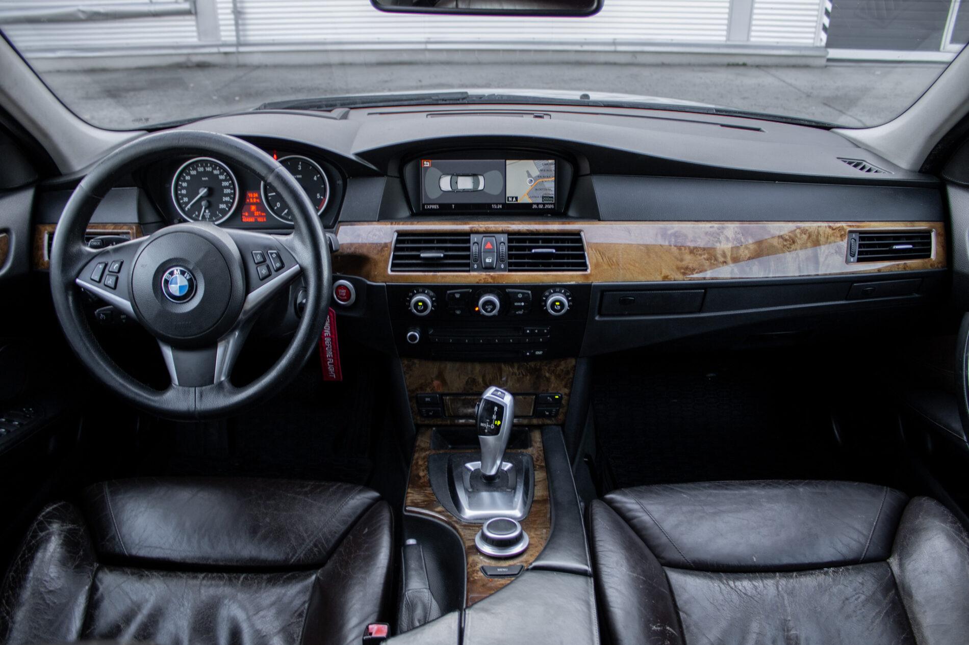 2008 BMW 535d, černá sedan, 454 382 km