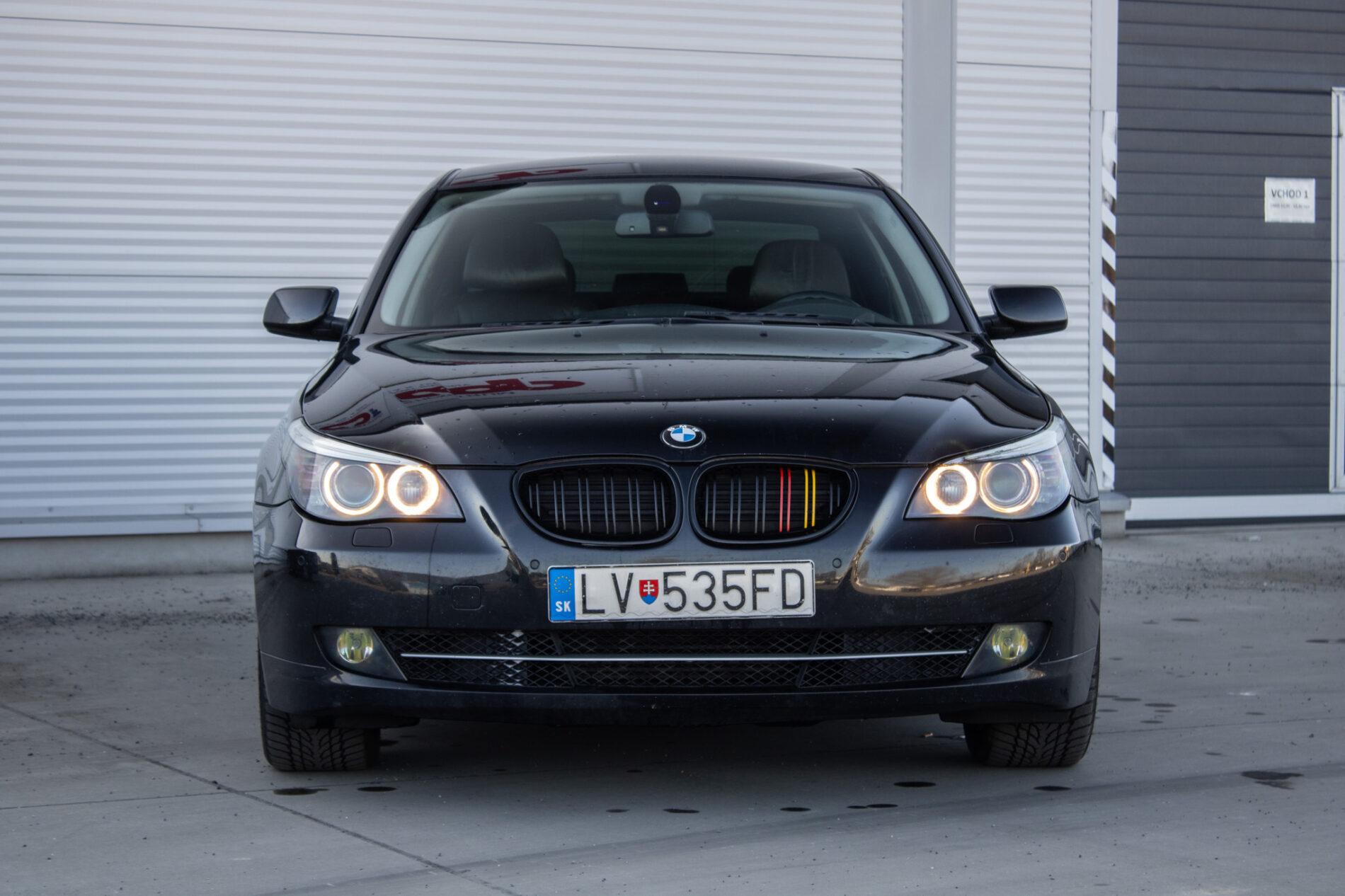 2008 BMW 535d, černá sedan, 454 382 km