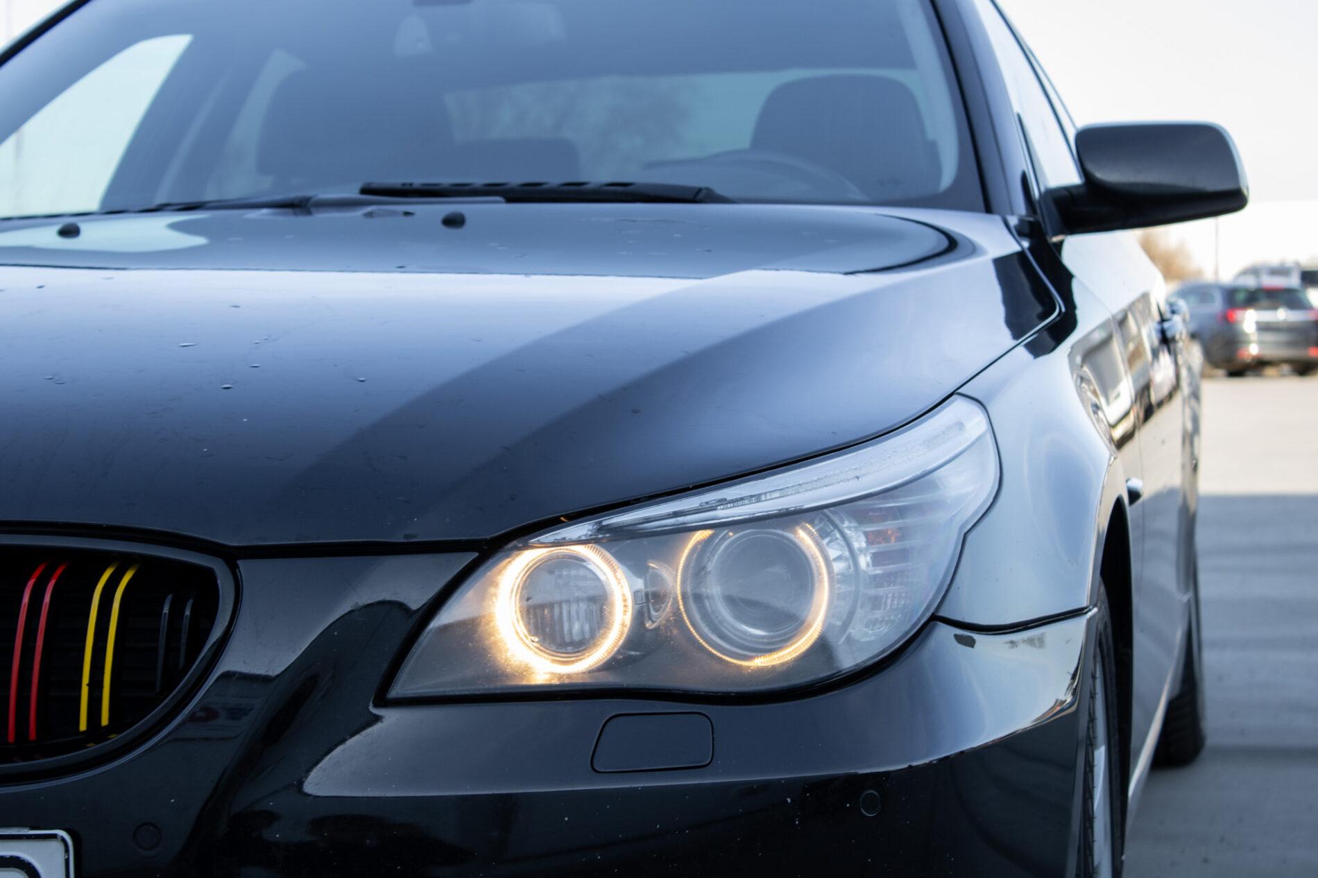 2008 BMW 535d, černá sedan, 454 382 km