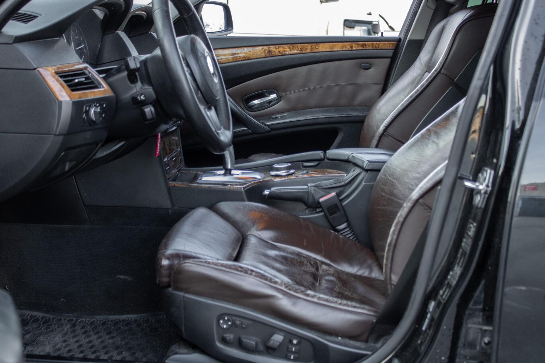 2008 BMW 535d, černá sedan, 454 382 km