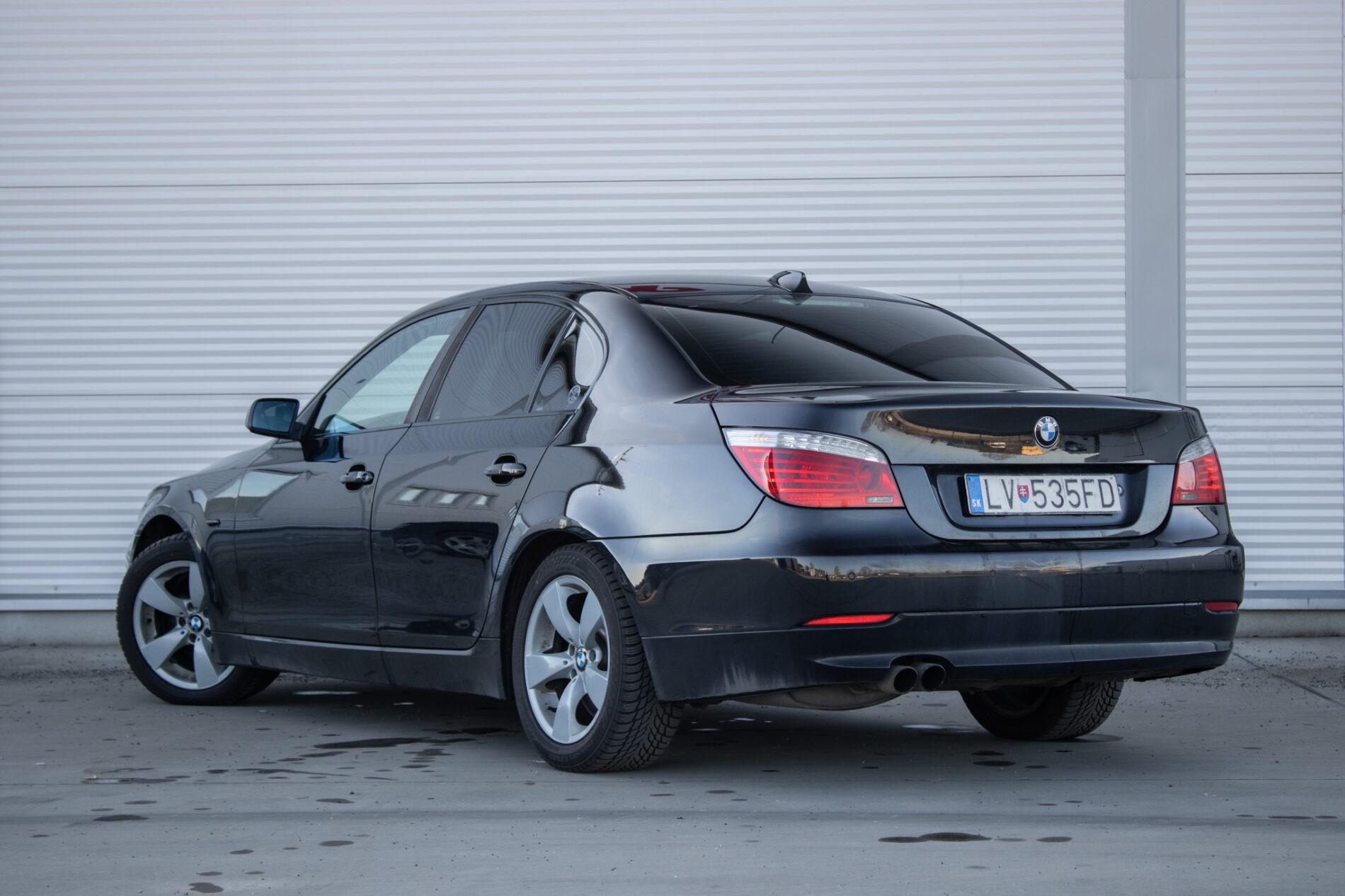 2008 BMW 535d, černá sedan, 454 382 km