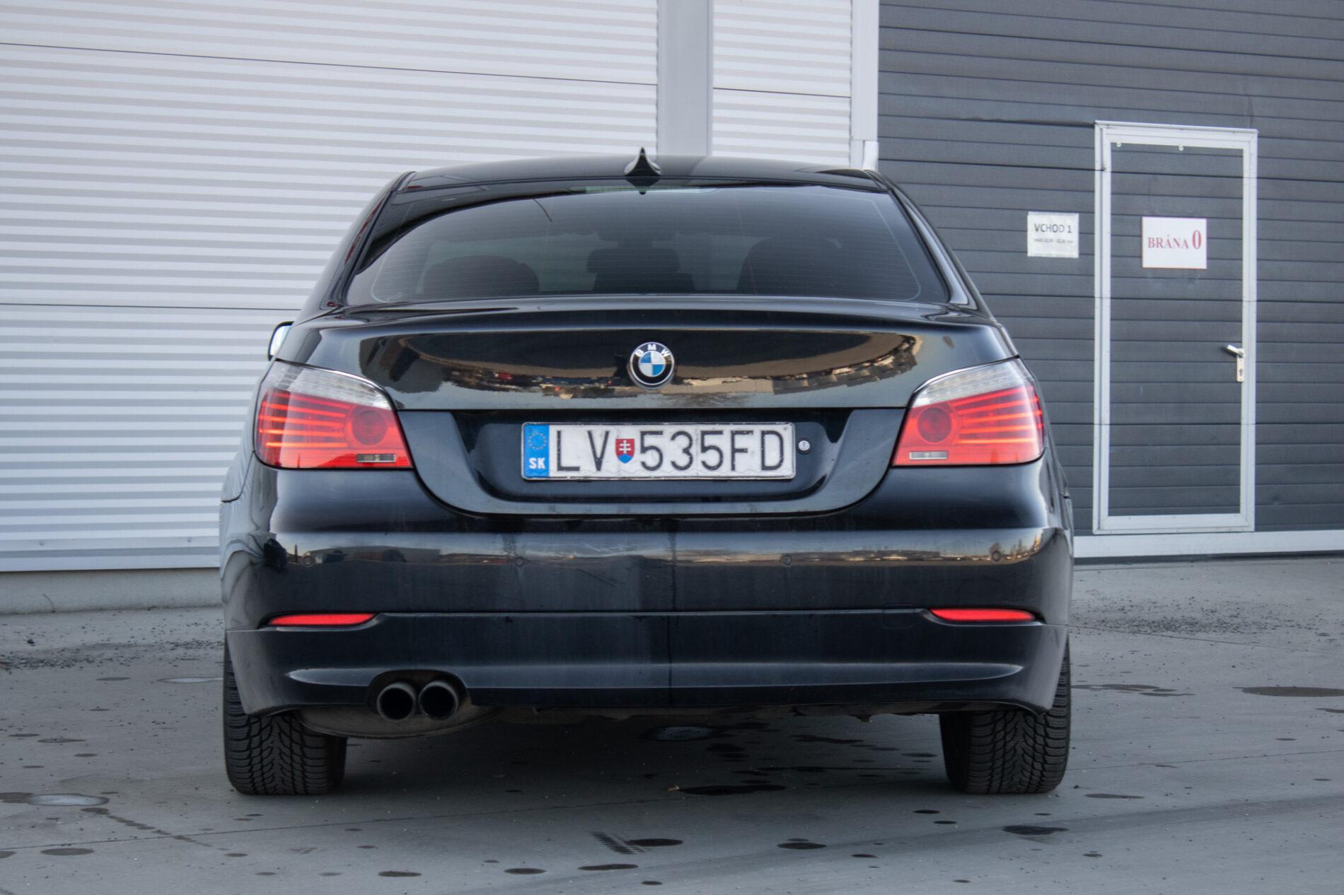 2008 BMW 535d, černá sedan, 454 382 km