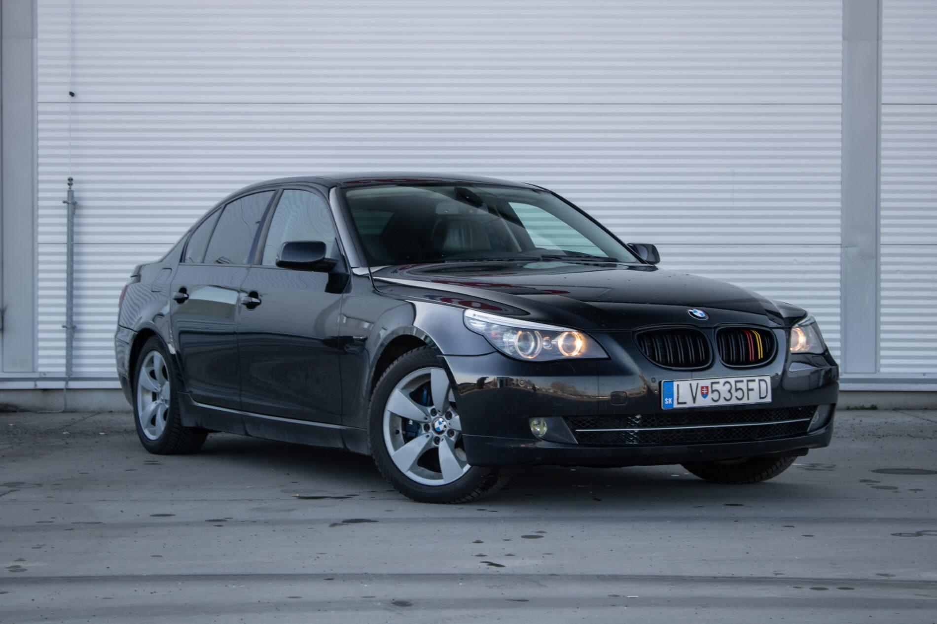 2008 BMW 535d, černá sedan, 454 382 km