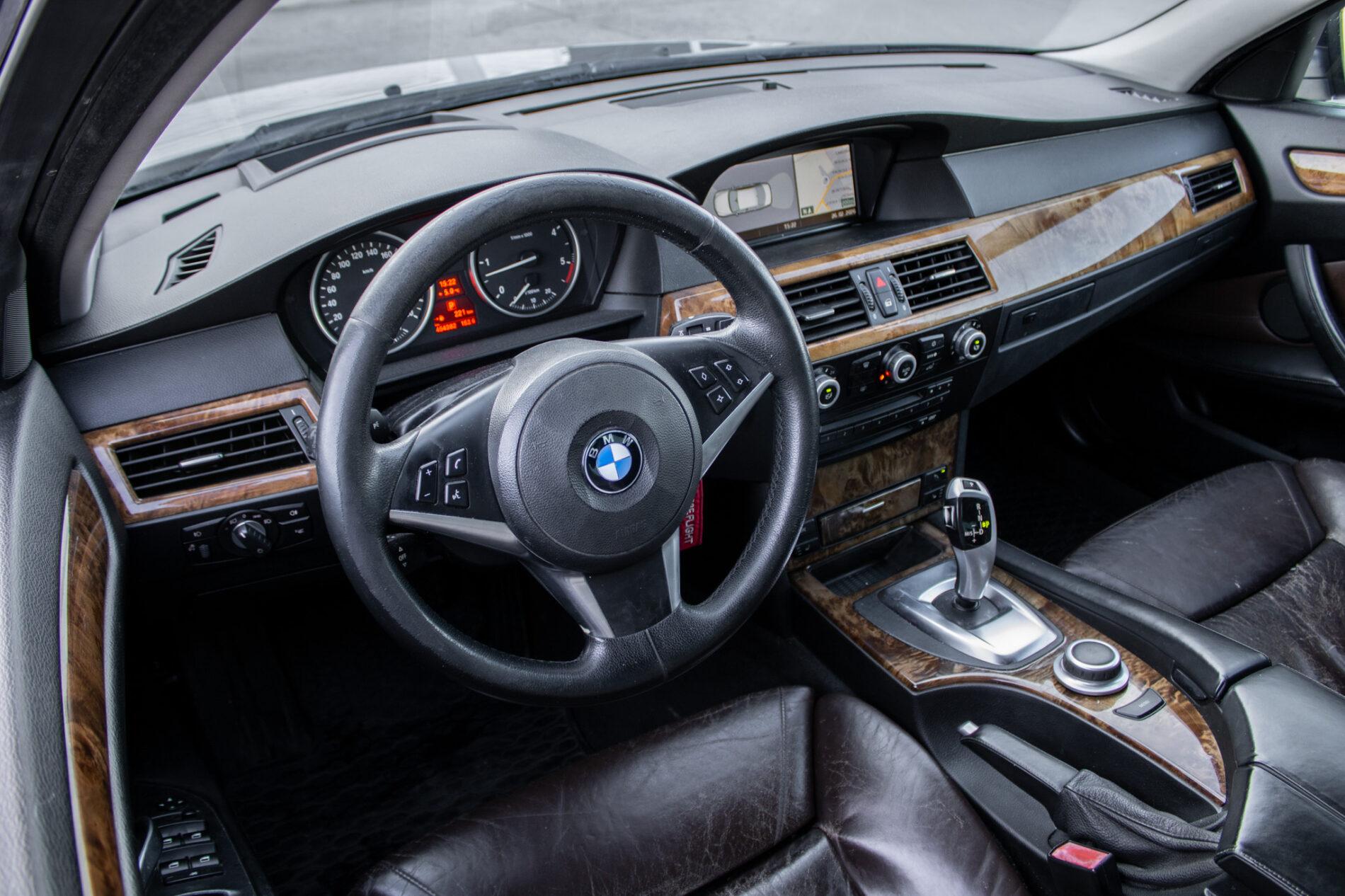 2008 BMW 535d, černá sedan, 454 382 km