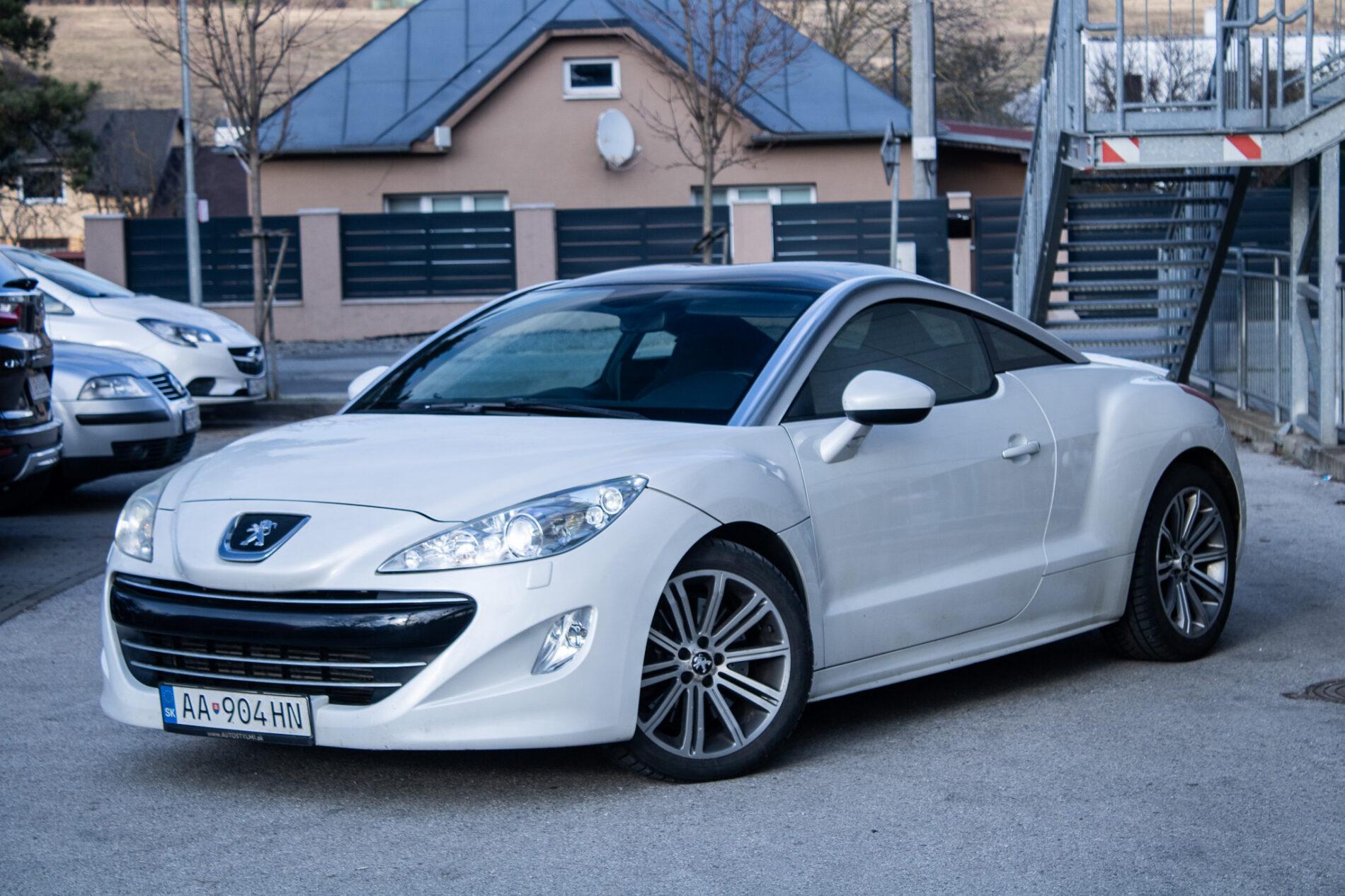 2012 Peugeot RCZ, bílá kupé, 171 601 km