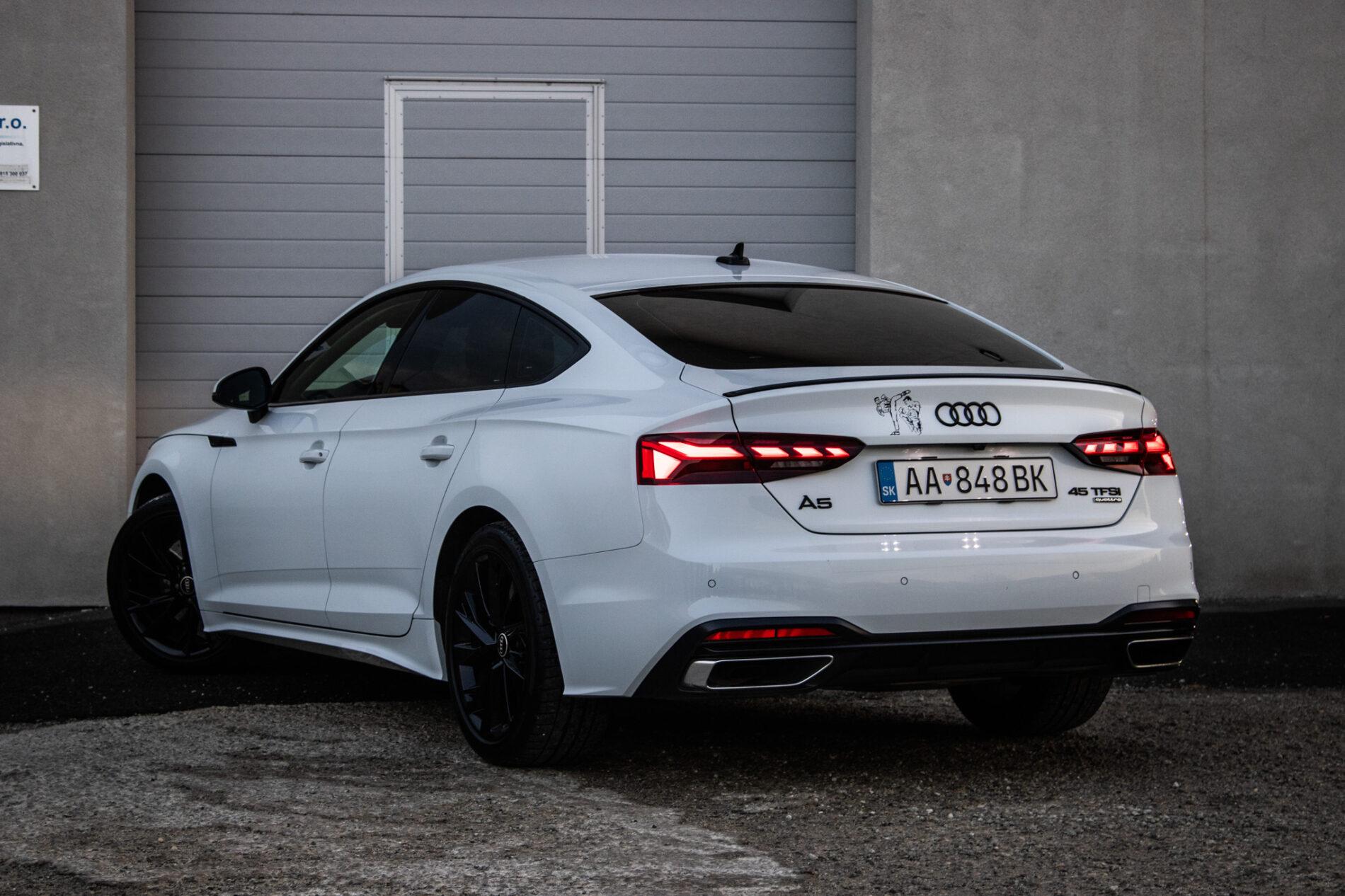 2022 AUDI A5, bílá kupé, 61 249 km