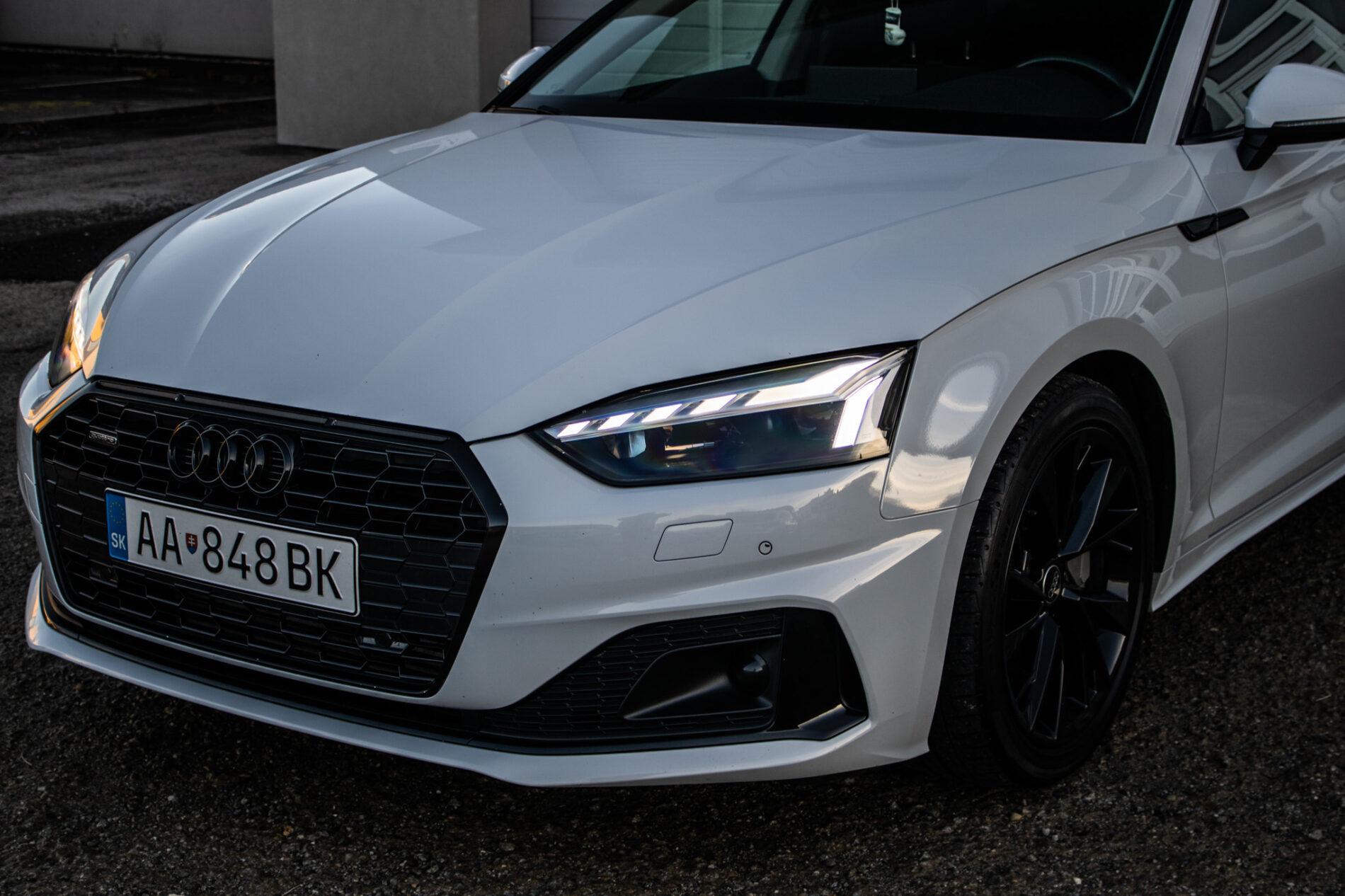 2022 AUDI A5, bílá kupé, 61 249 km