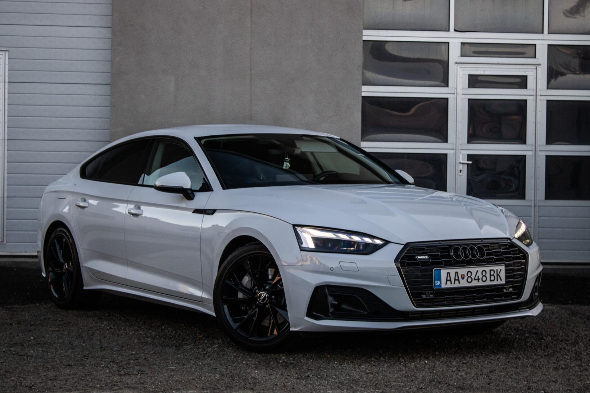 2022 AUDI A5, bílá kupé, 61 249 km