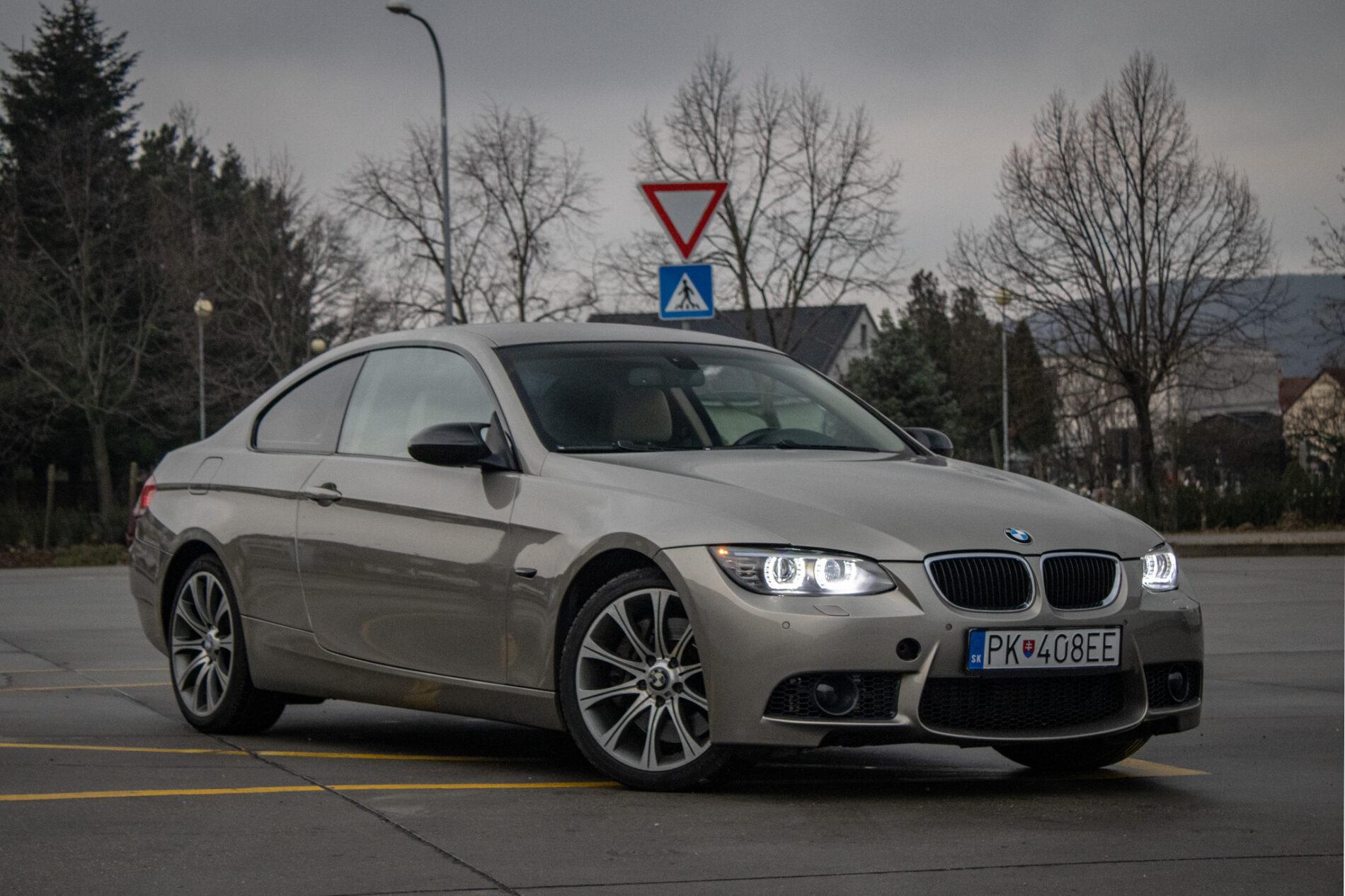 2007 BMW 330d, šedá kupé, 189 104 km