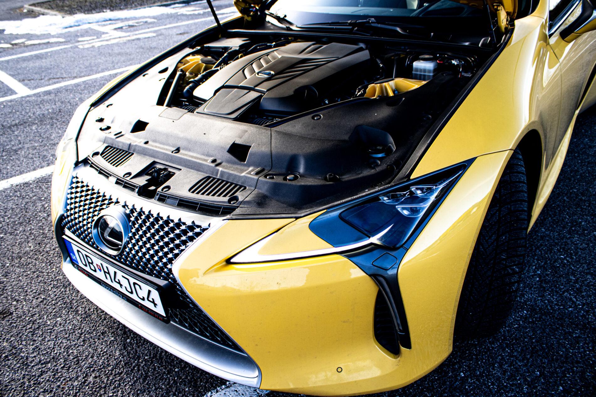 2023 Lexus LC 500, žlutá kupé, 33 321 km