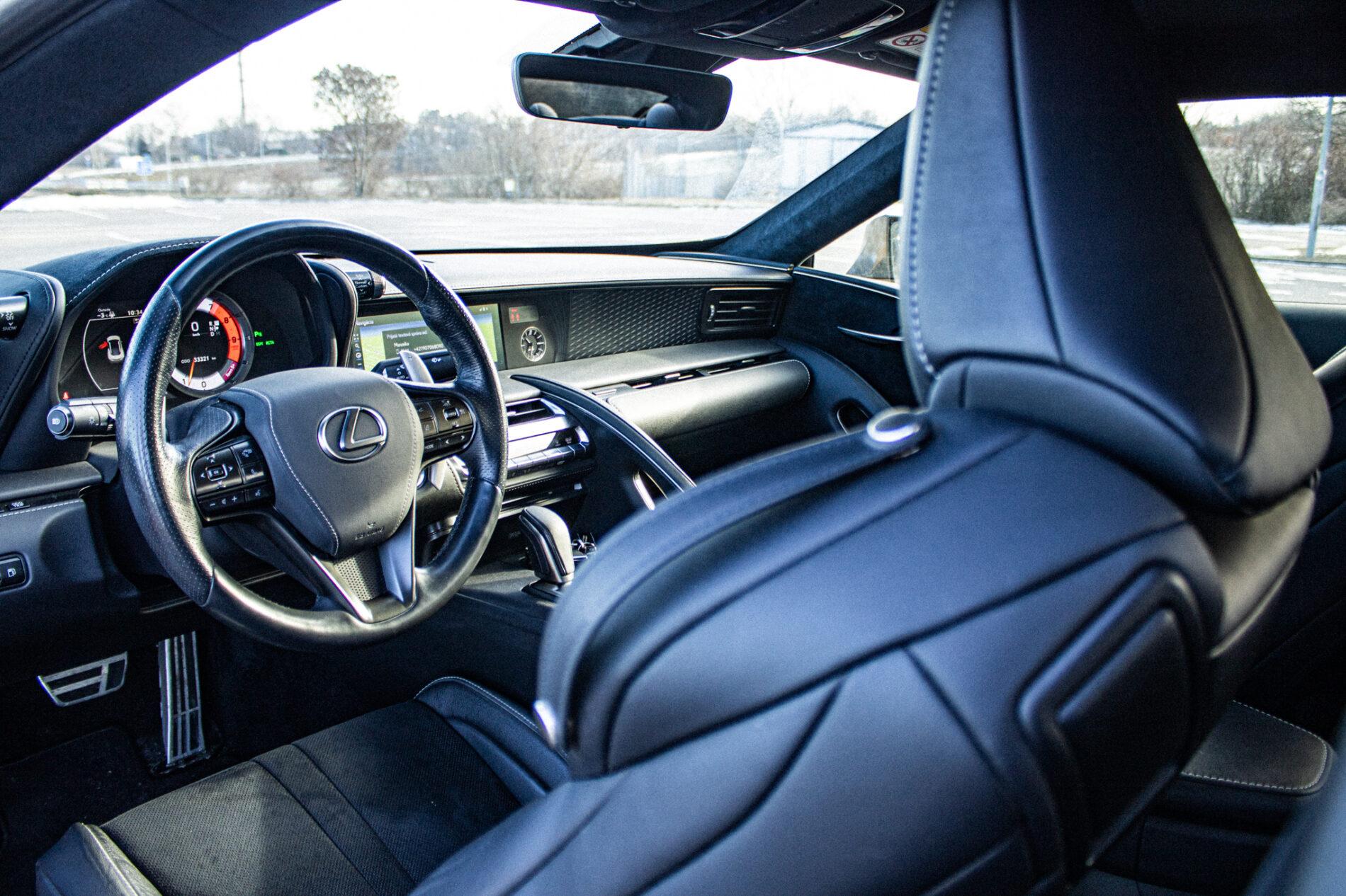 2023 Lexus LC 500, žlutá kupé, 33 321 km