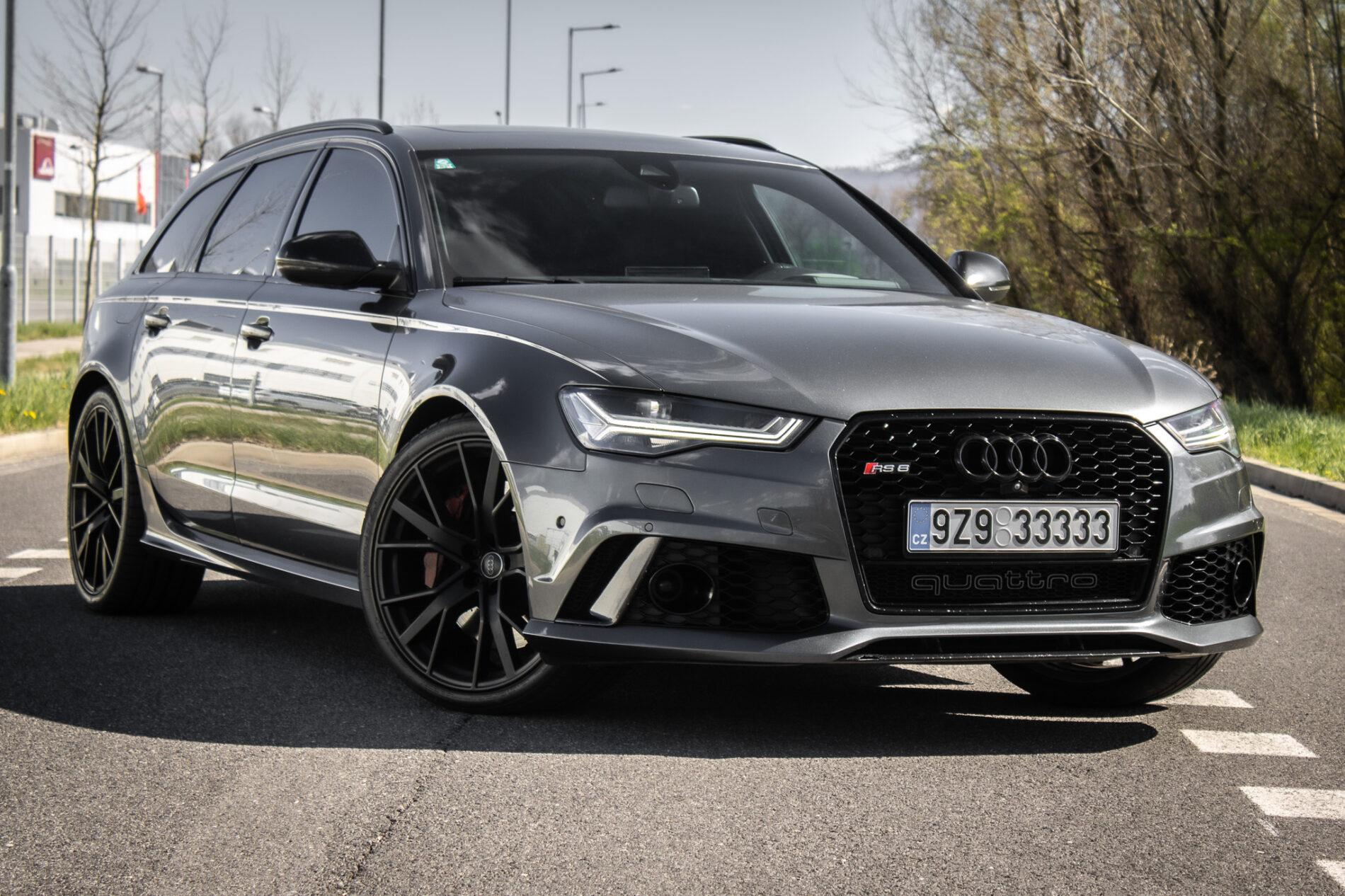 2016 AUDI RS6 Perf., šedá kombi, 162 430 km