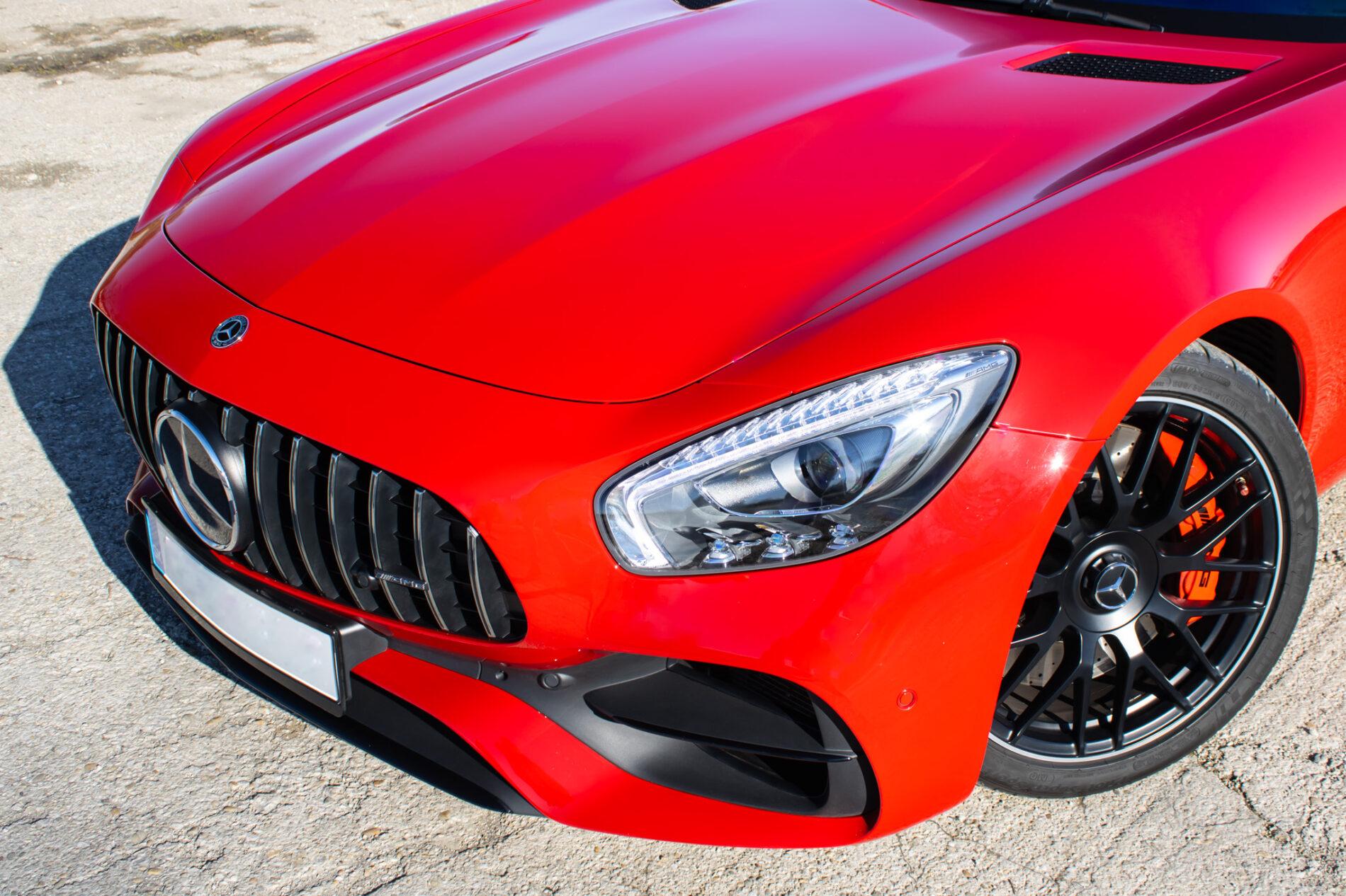 2018 Mercedes-Benz AMG GT S, červená kupé, 38 050 km
