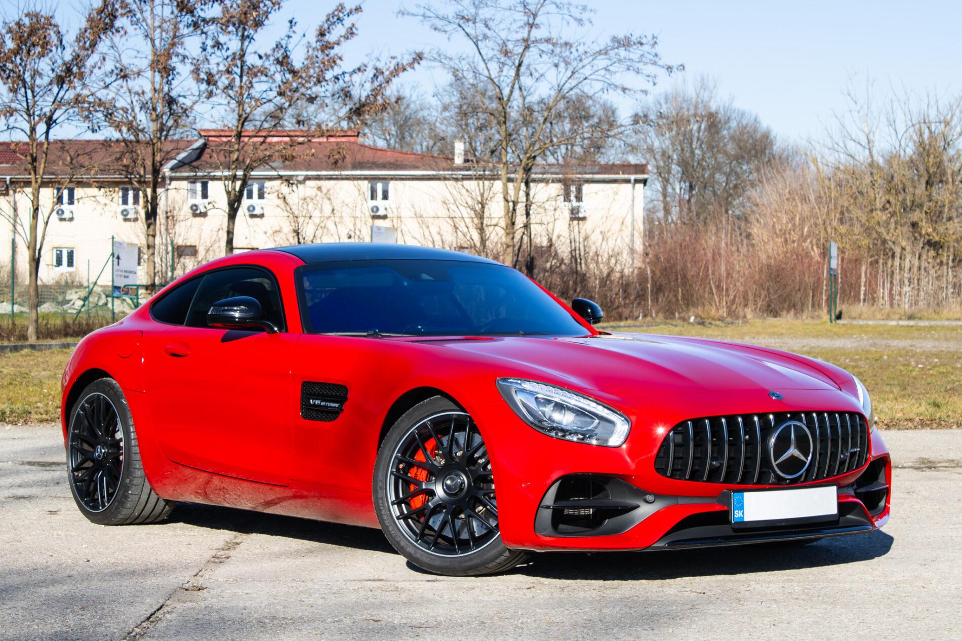 2018 Mercedes-Benz AMG GT S, červená kupé, 38 050 km