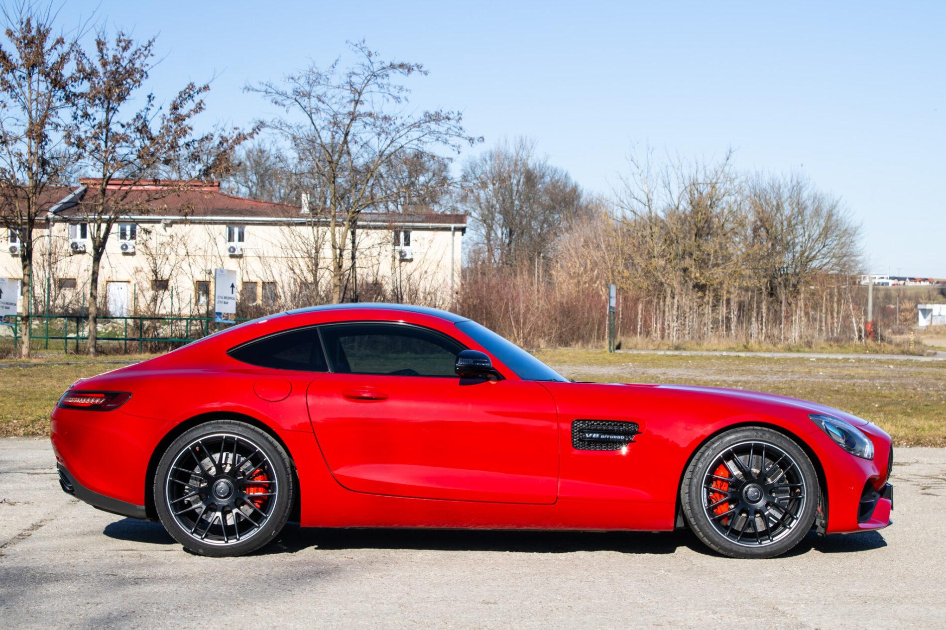 2018 Mercedes-Benz AMG GT S, červená kupé, 38 050 km