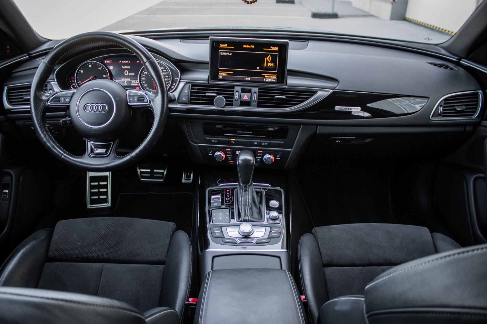 2018 AUDI A6, šedá sedan, 142 454 km
