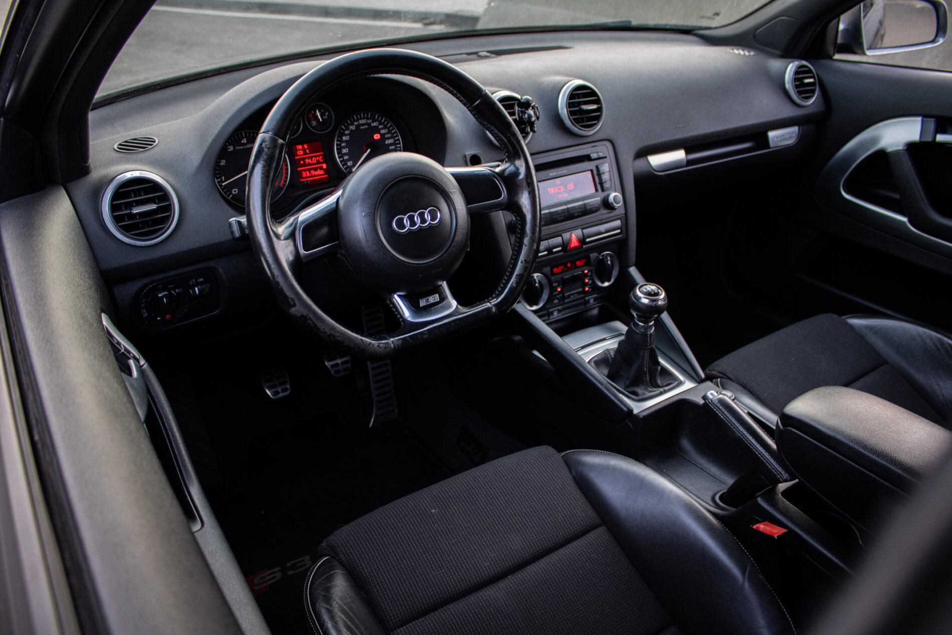 2007 AUDI S3, černá hatchback, 216 735 km
