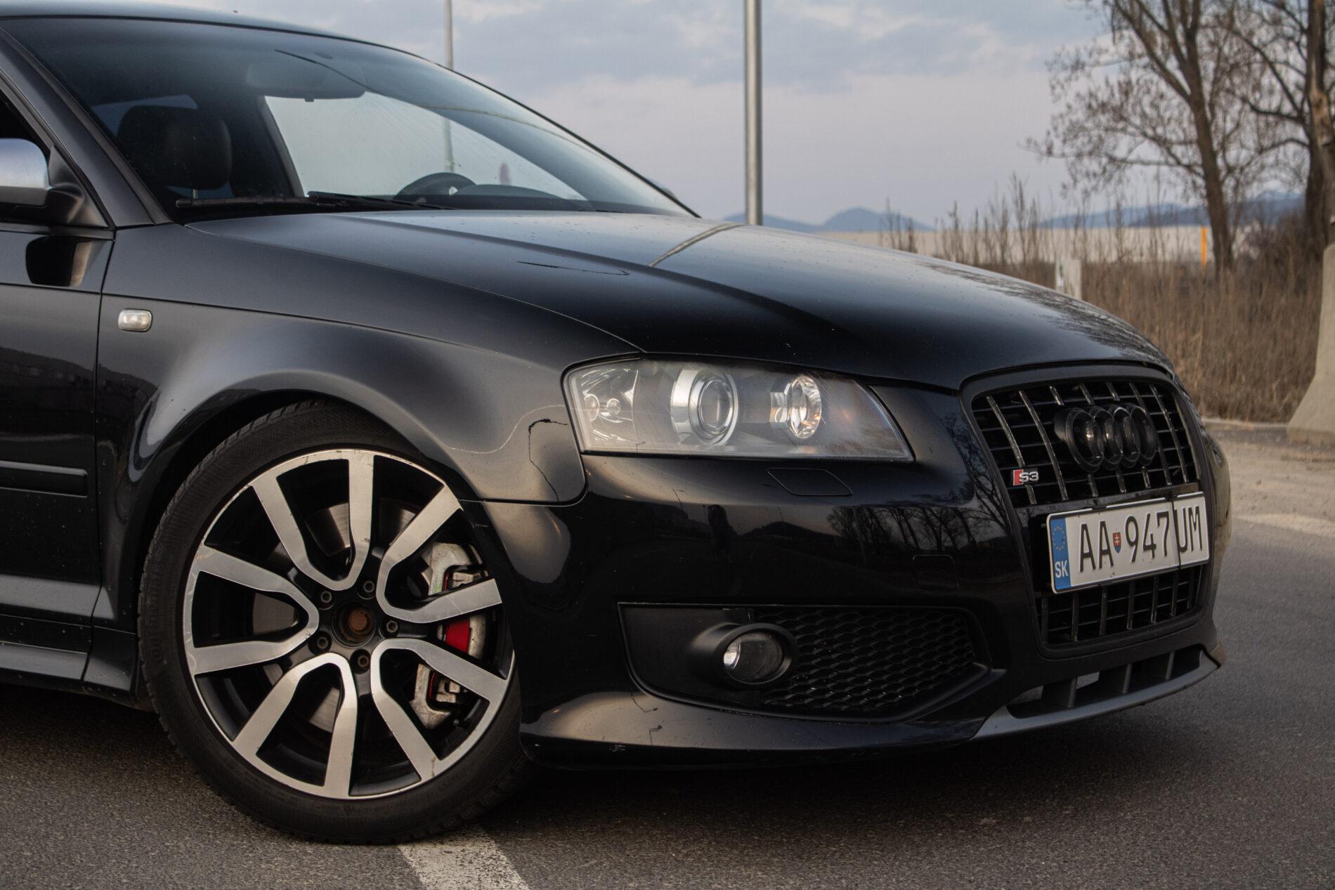 2007 AUDI S3, černá hatchback, 216 735 km