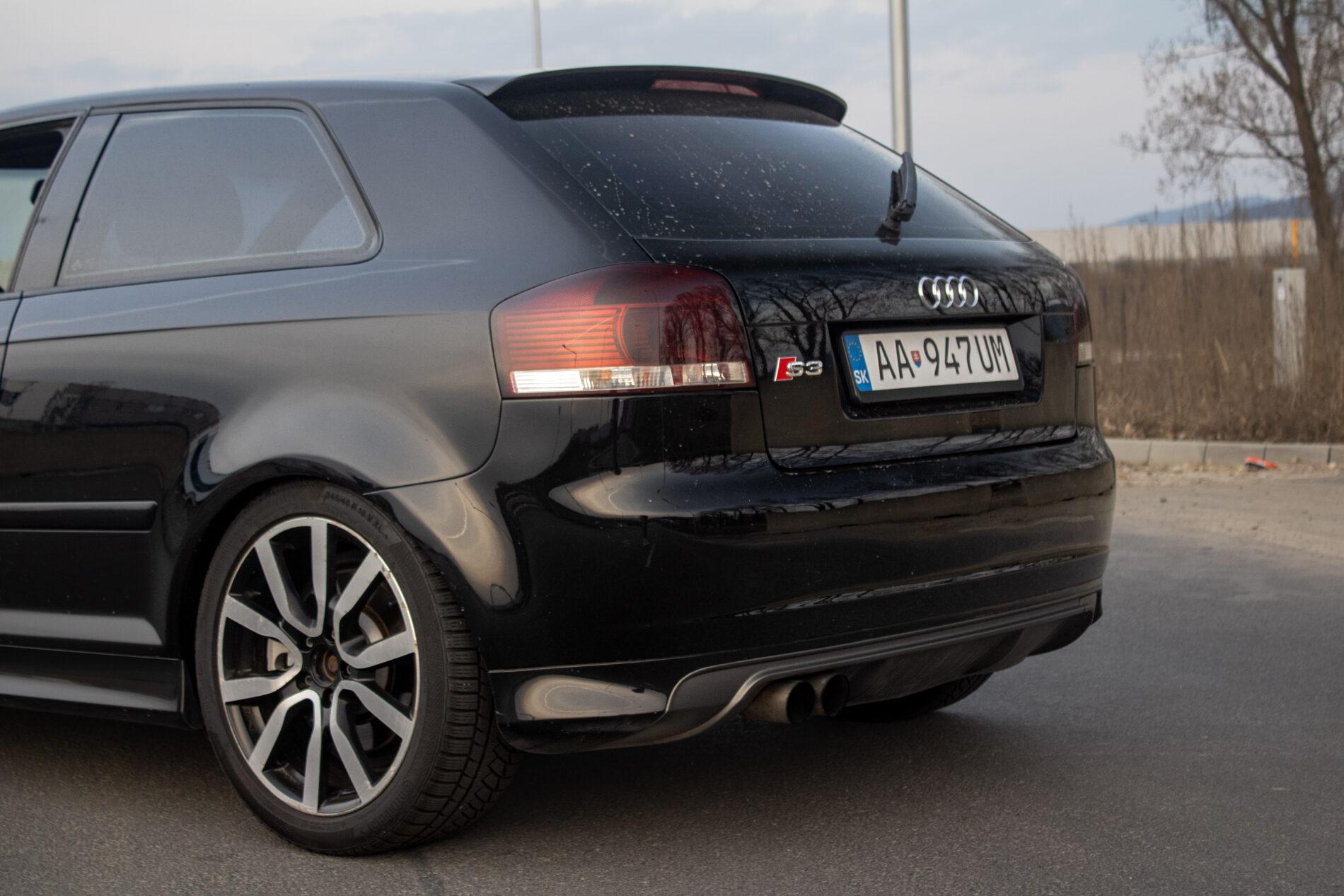 2007 AUDI S3, černá hatchback, 216 735 km