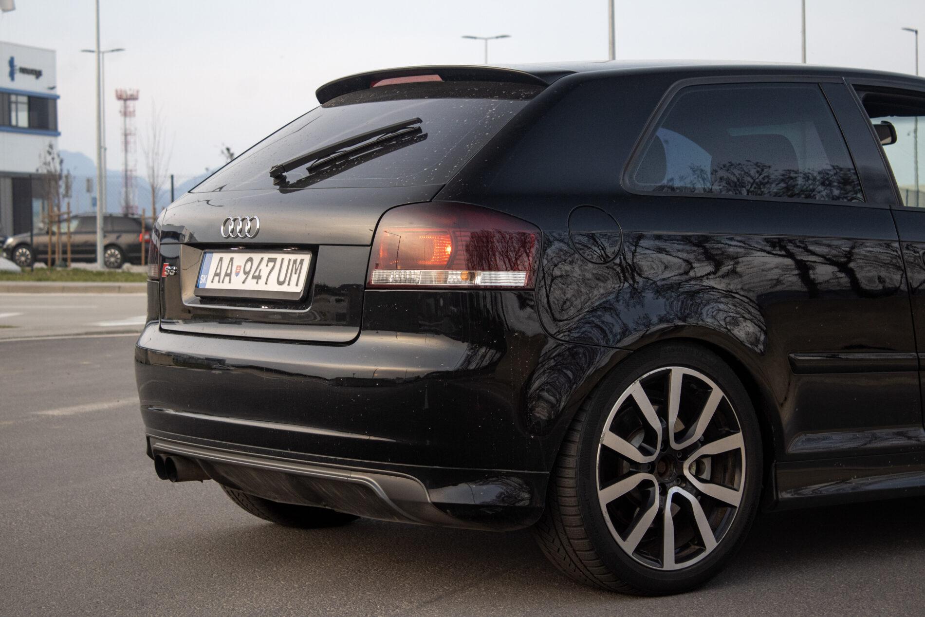 2007 AUDI S3, černá hatchback, 216 735 km