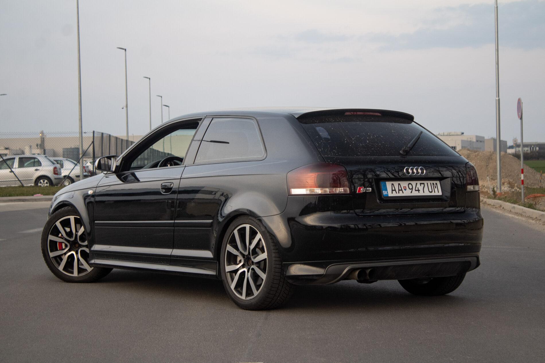 2007 AUDI S3, černá hatchback, 216 735 km
