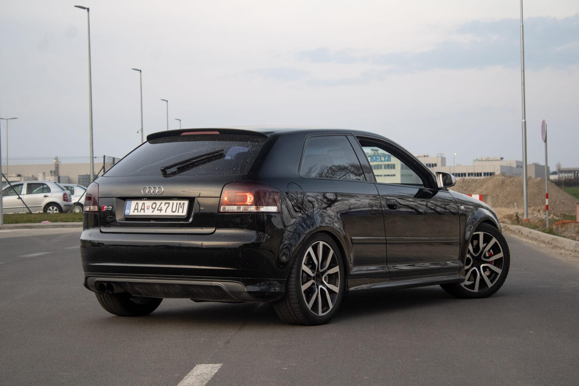 2007 AUDI S3, černá hatchback, 216 735 km