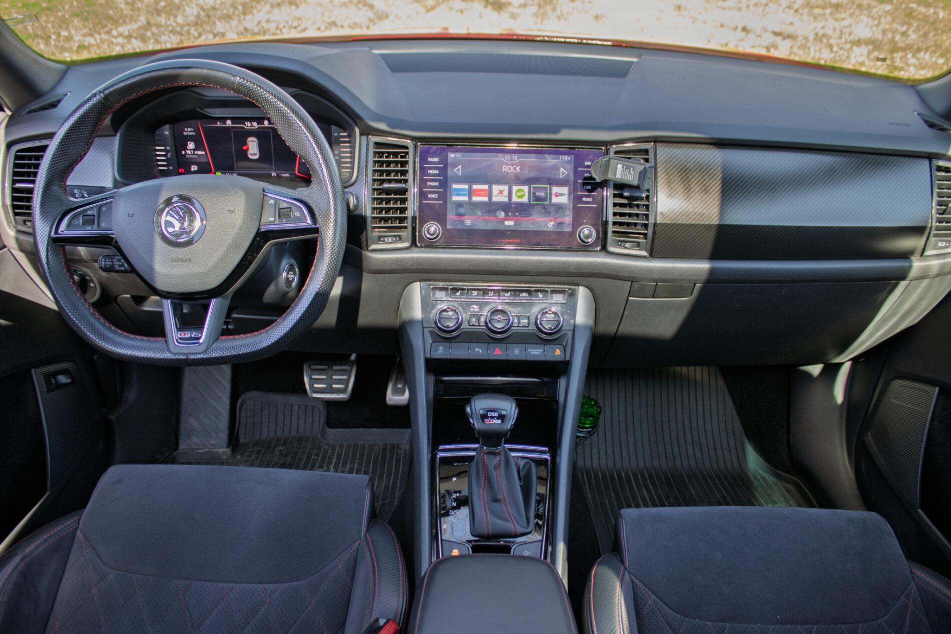 2019 Skoda Kodiaq RS, červená suv, 174 325 km