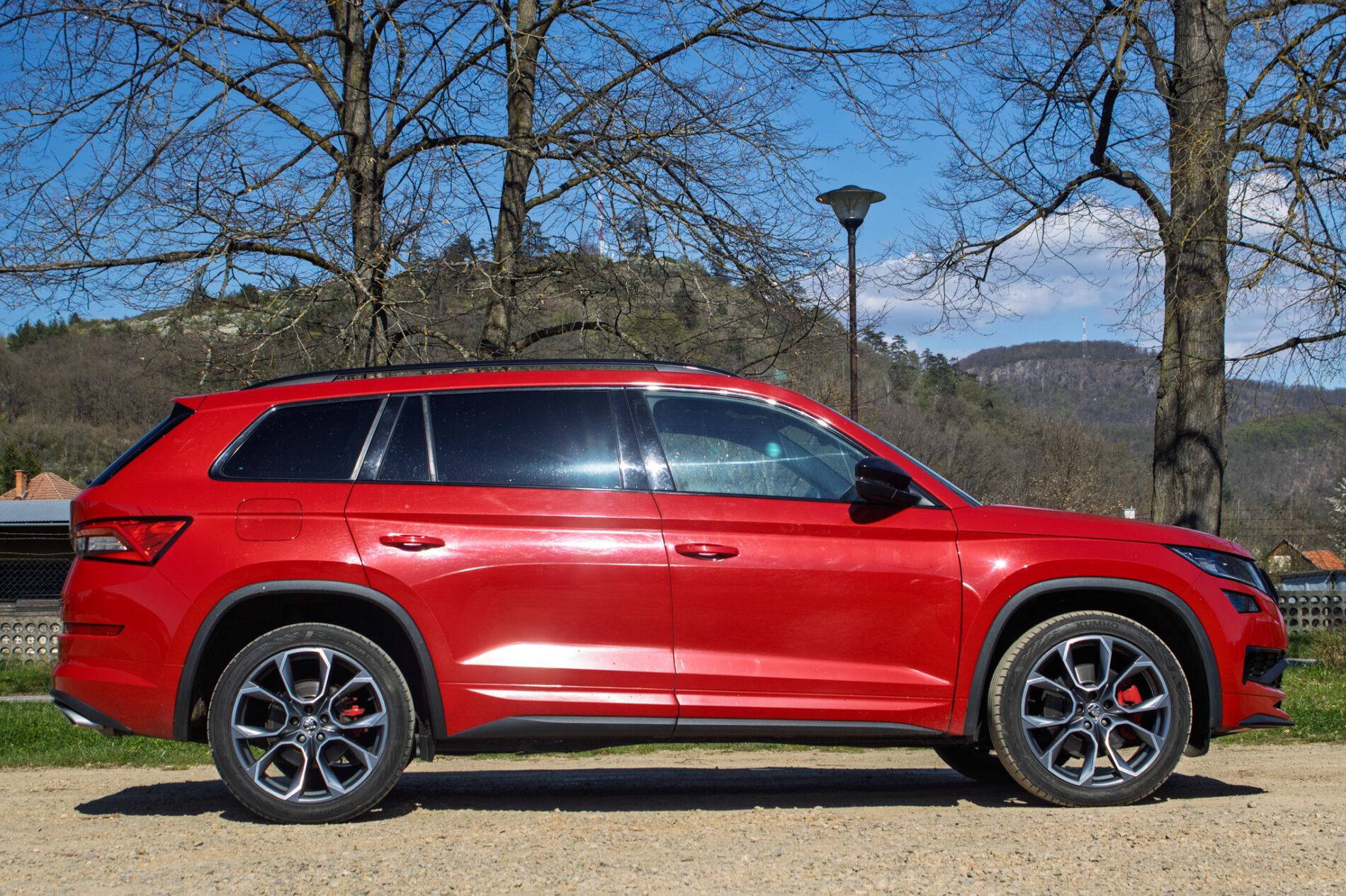 2019 Skoda Kodiaq RS, červená suv, 174 325 km