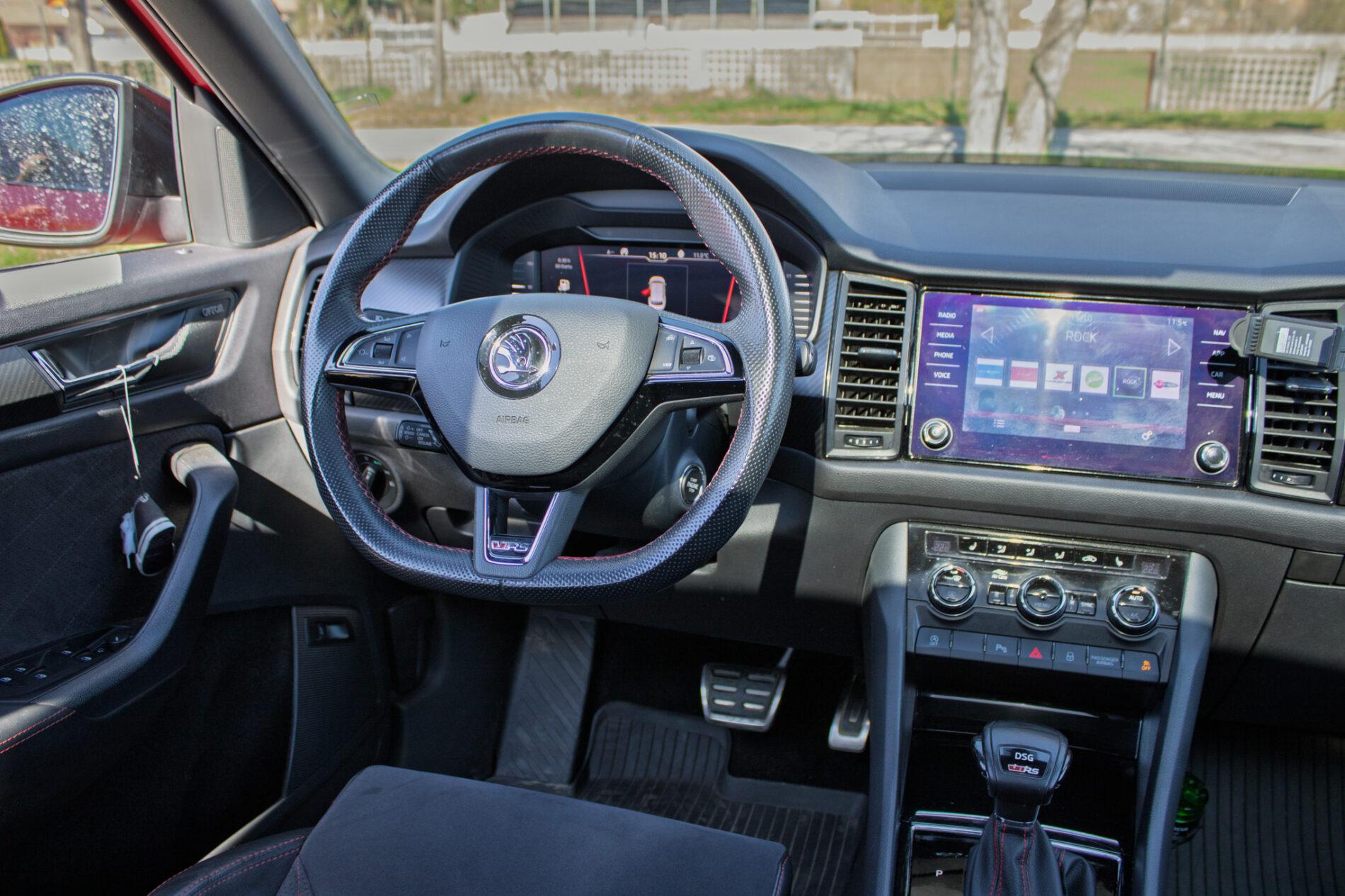 2019 Skoda Kodiaq RS, červená suv, 174 325 km